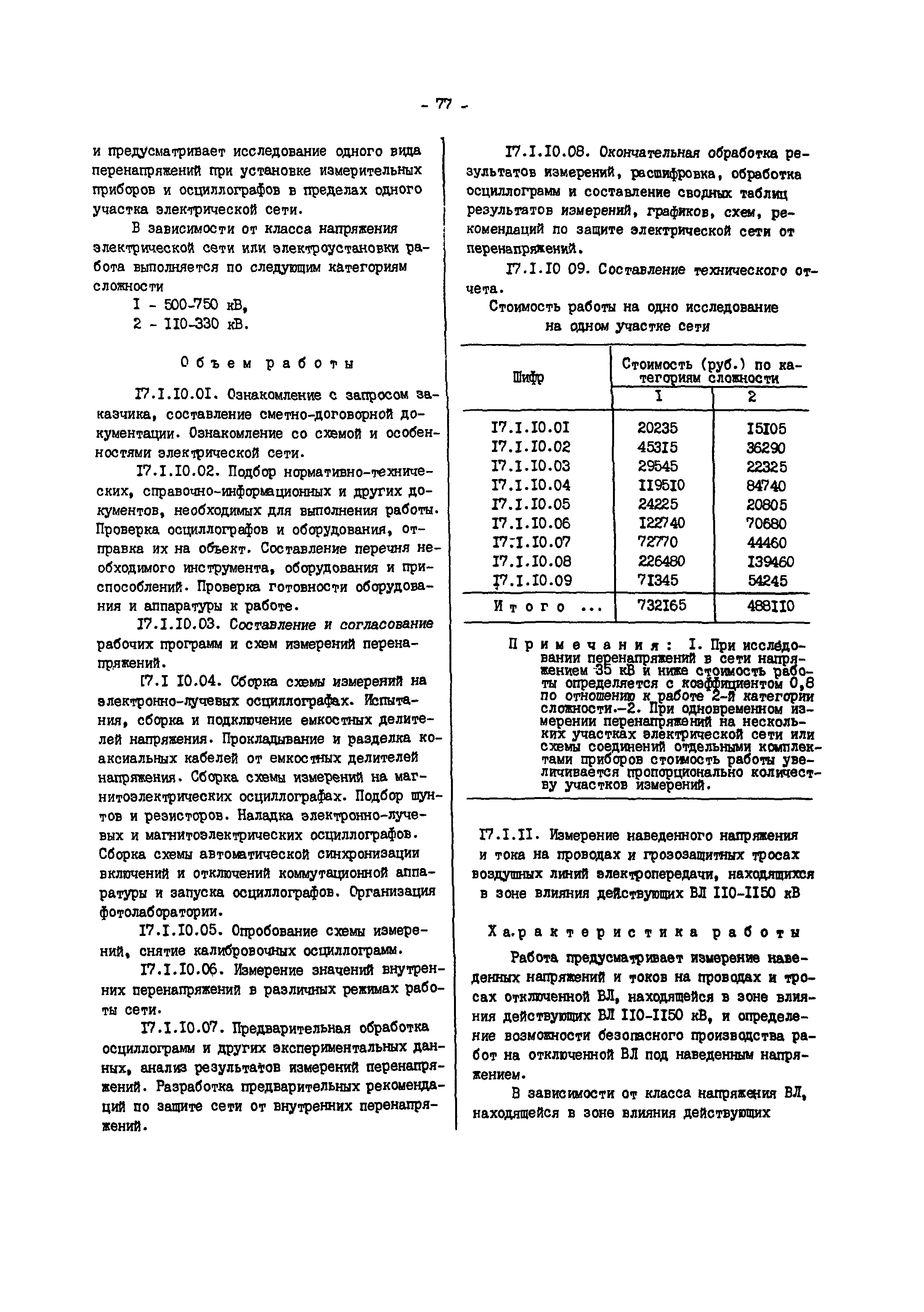 Прейскурант 