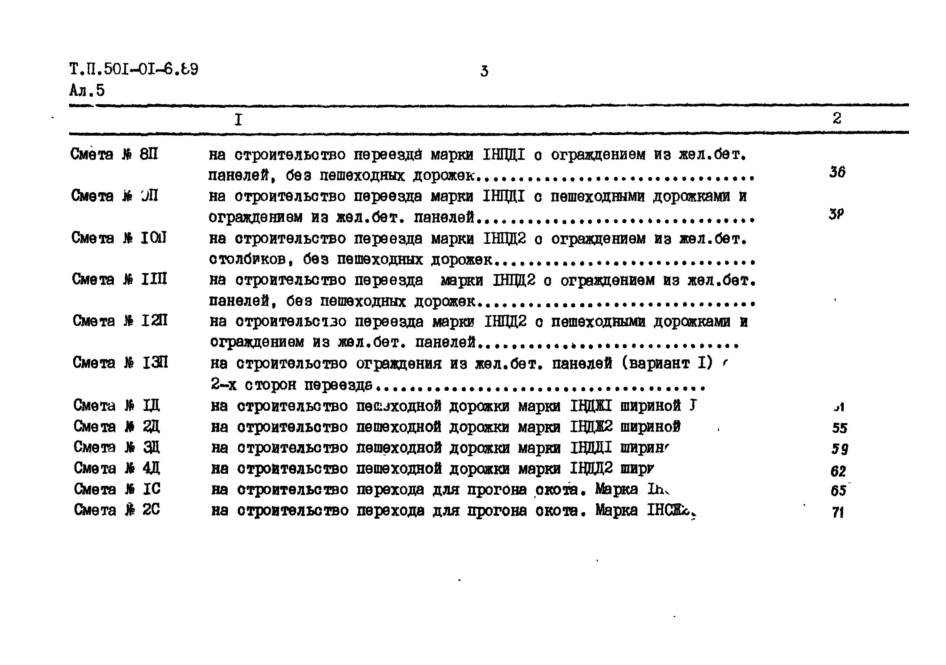 Типовые материалы для проектирования 501-01-6.89