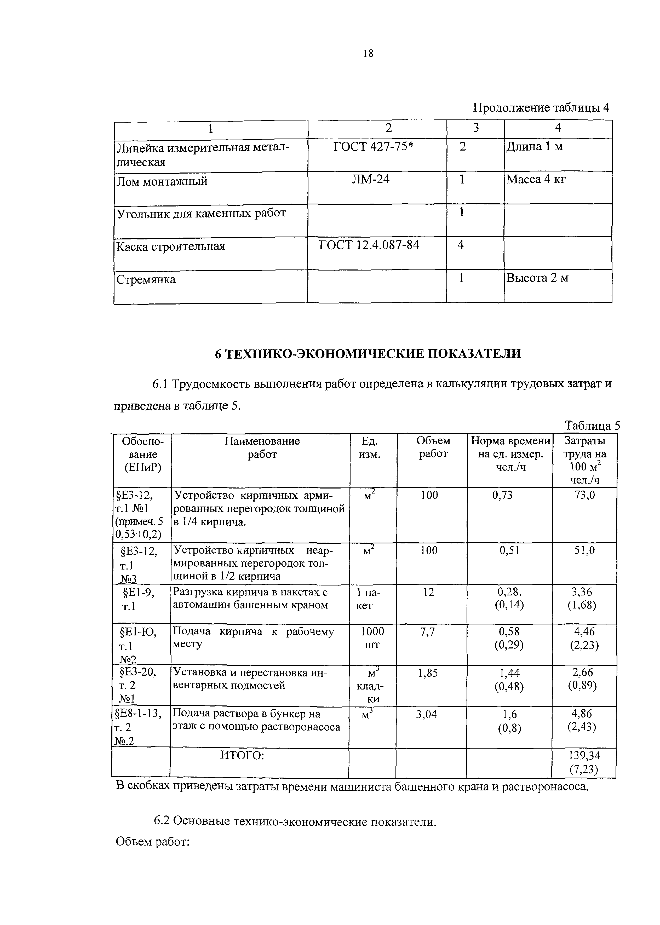 Технологическая карта 138-06