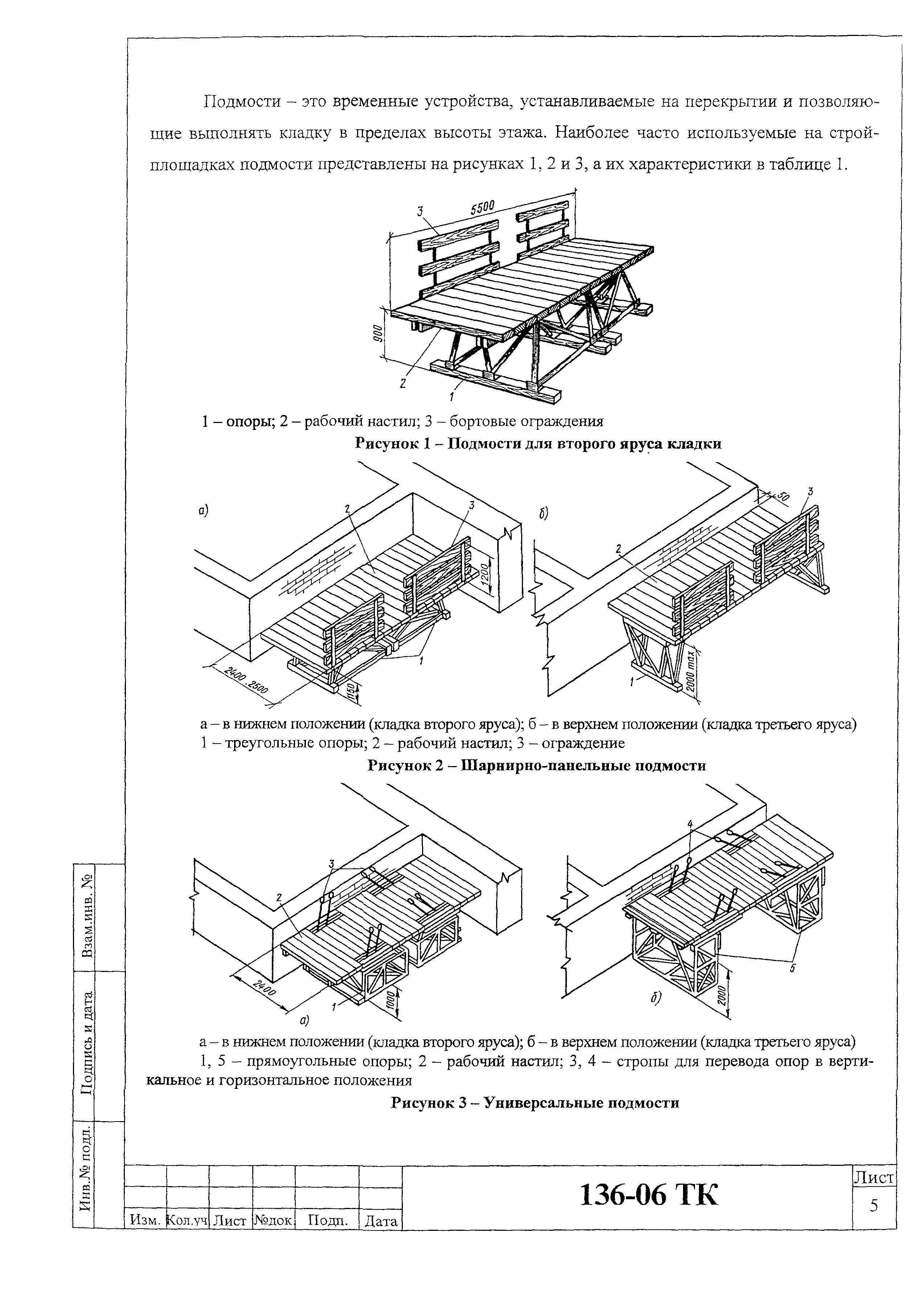 Технологическая карта 136-06 ТК