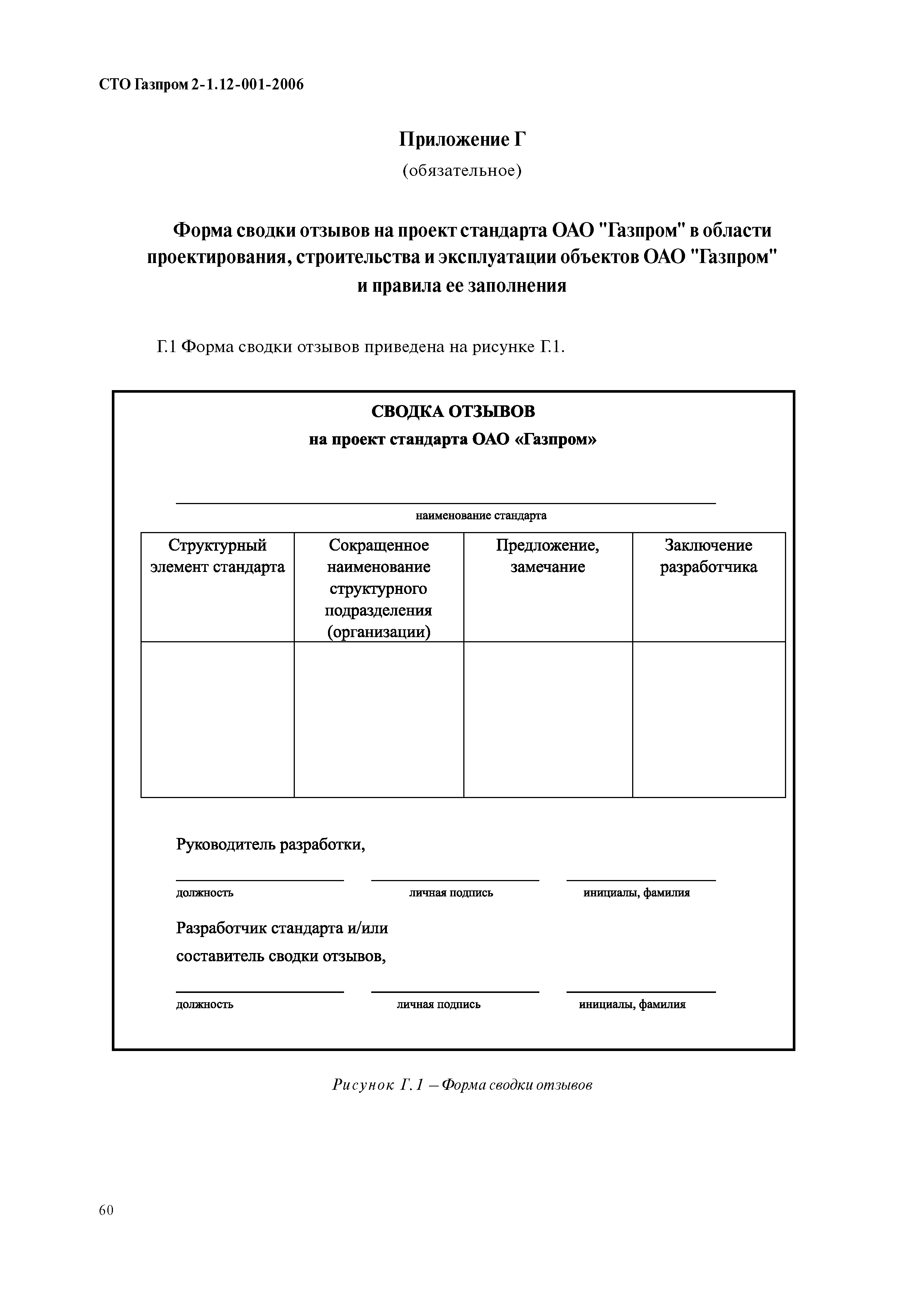 СТО Газпром 2-1.12-001-2006