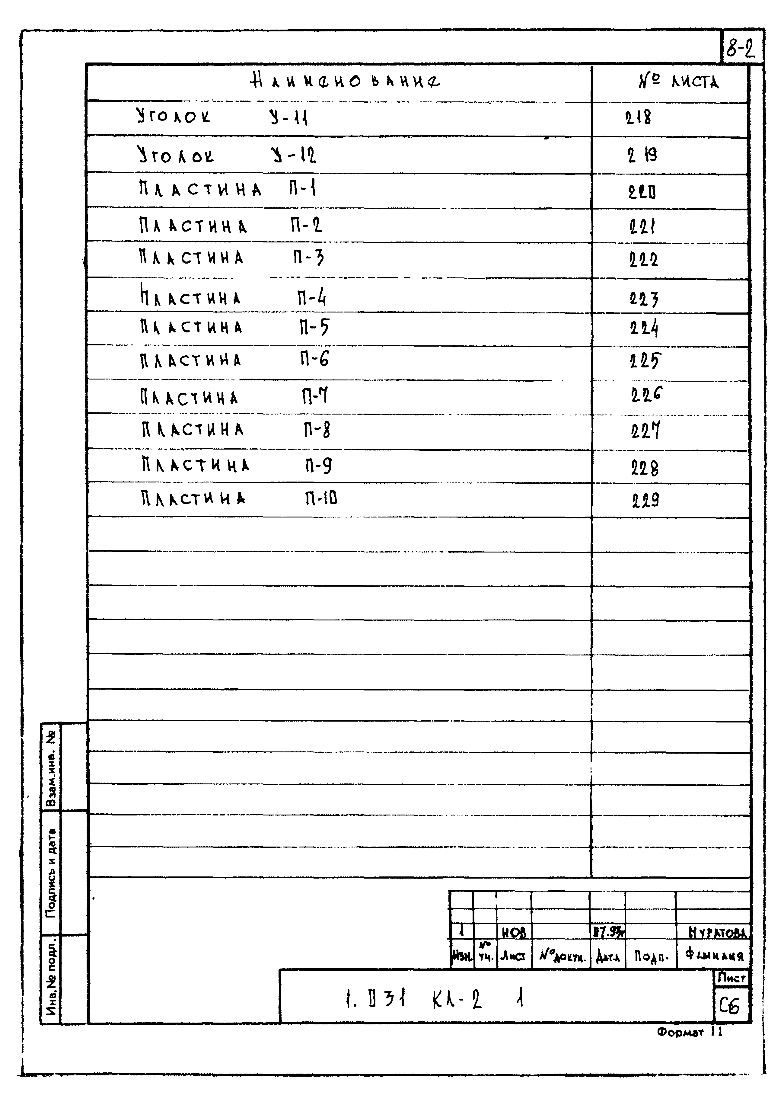 Серия 1.031 КЛ-2