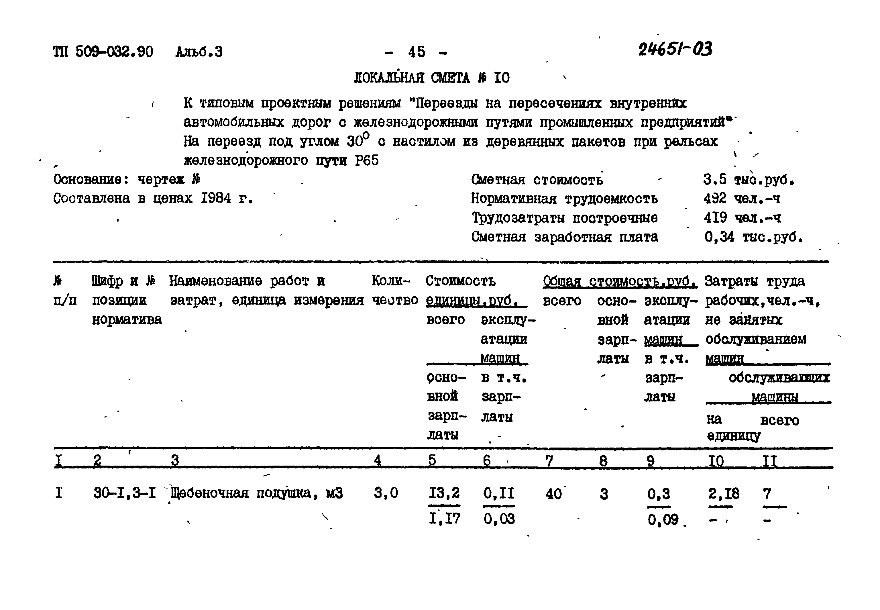 Типовые проектные решения 509-032.90