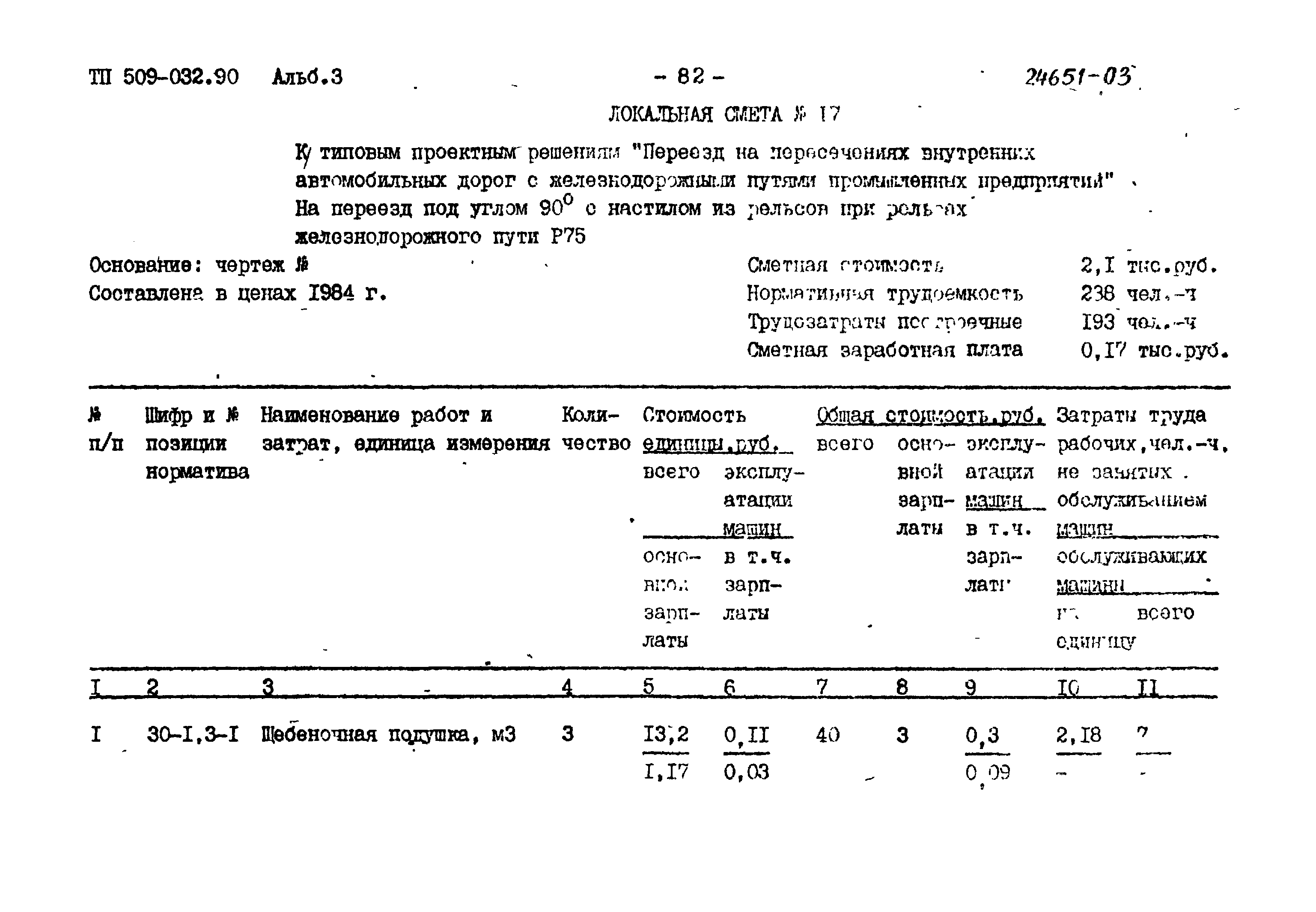 Типовые проектные решения 509-032.90