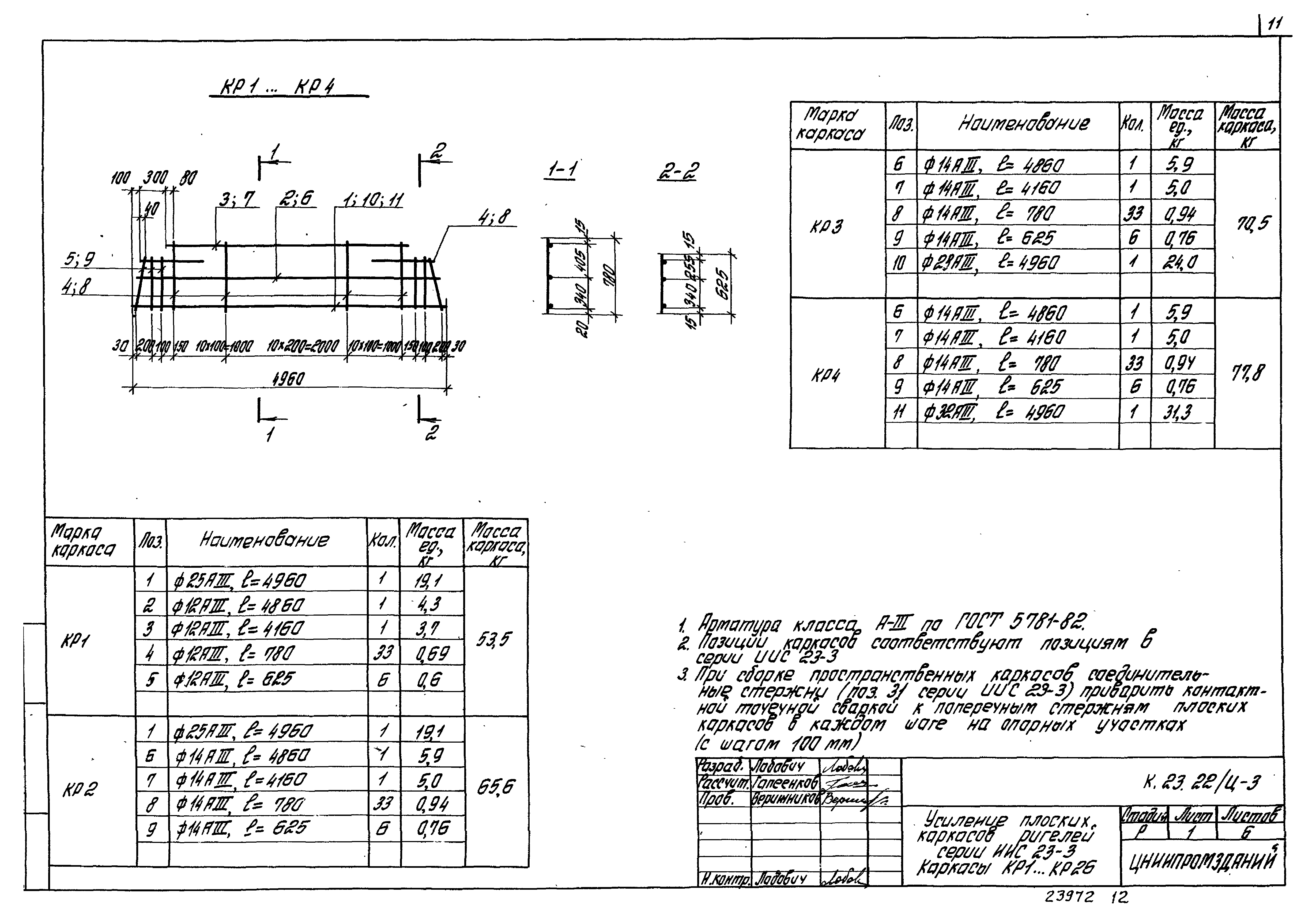 Шифр К.23.22/Ц