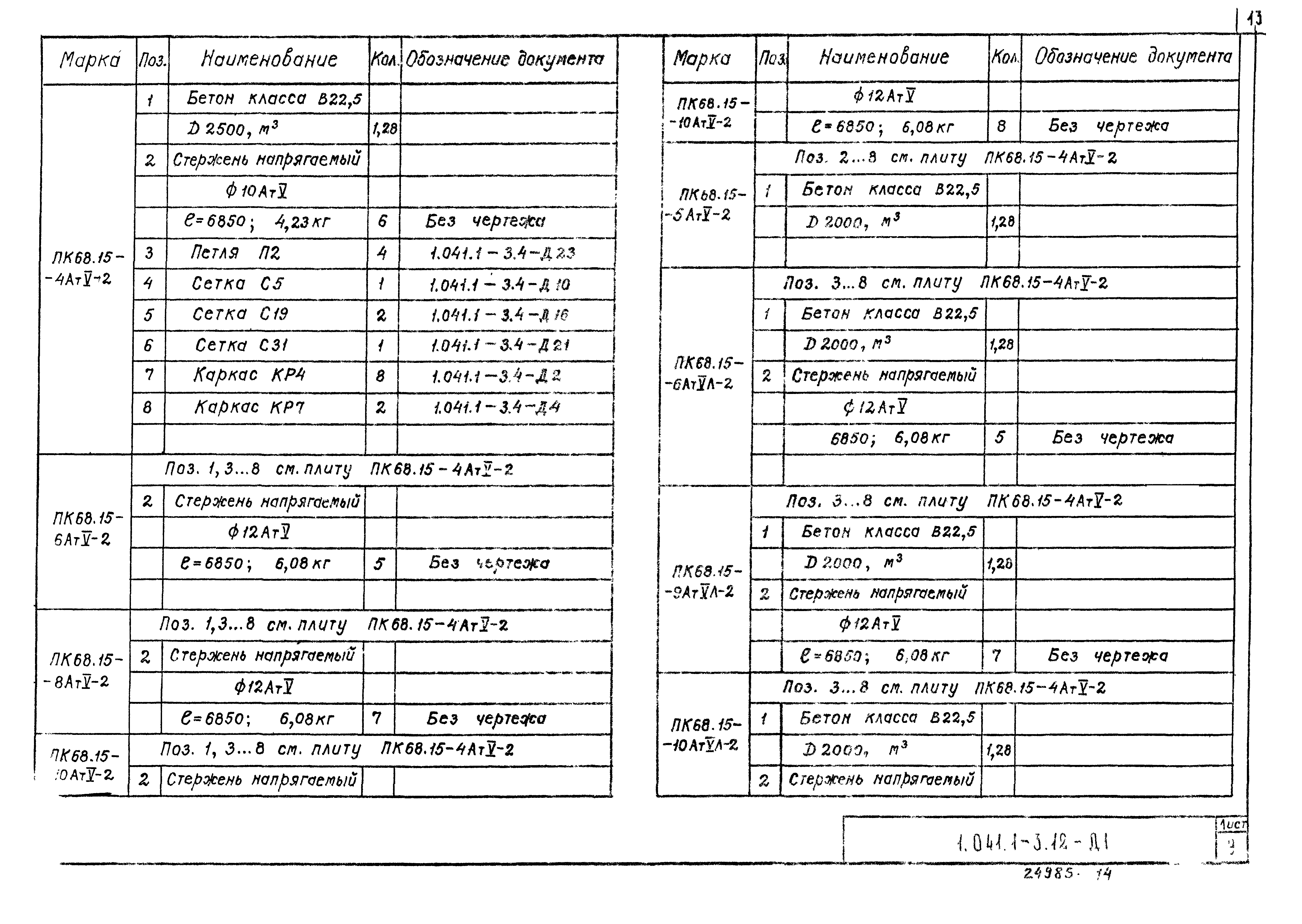 Серия 1.041.1-3