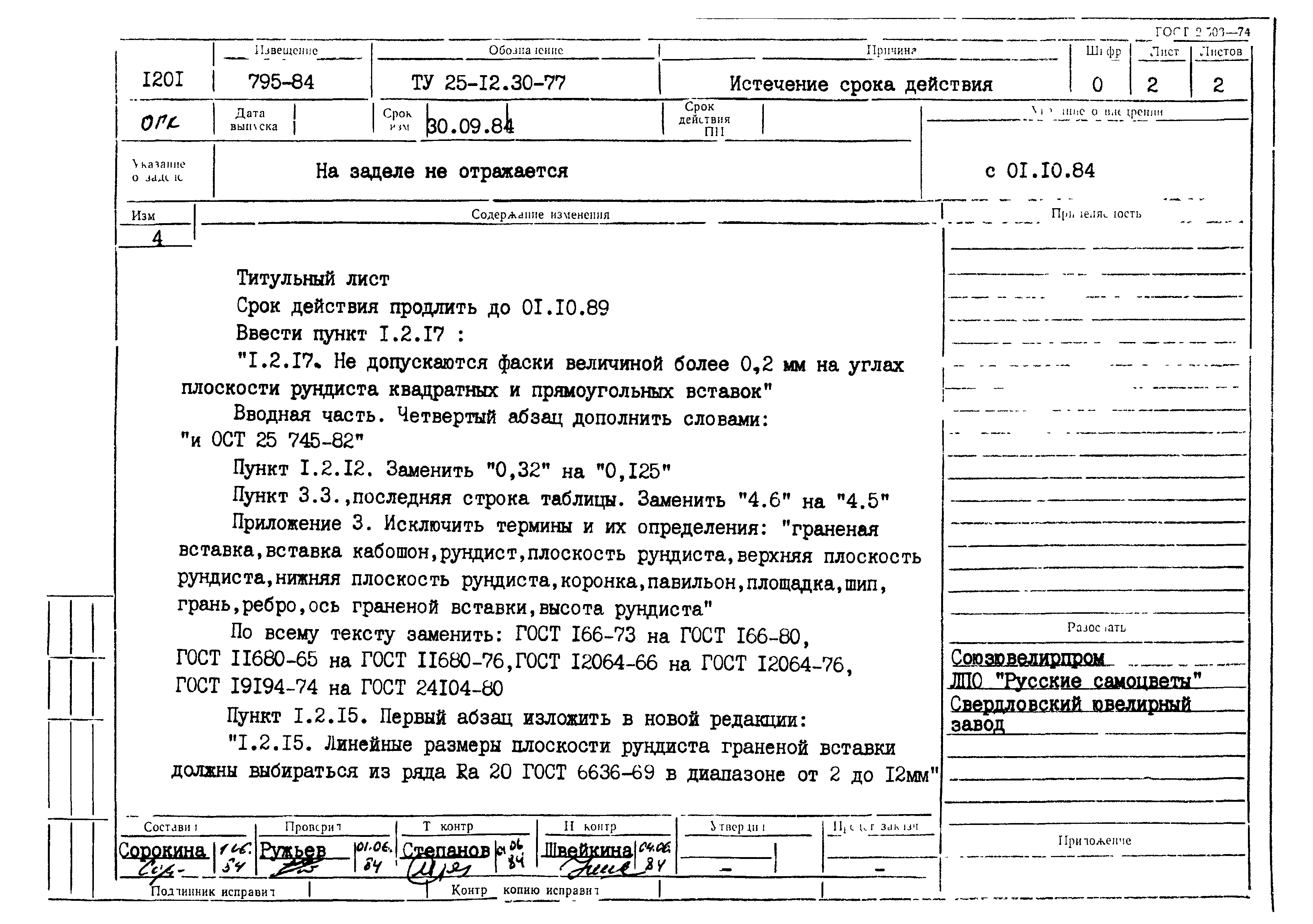 ТУ 25-12.30-77