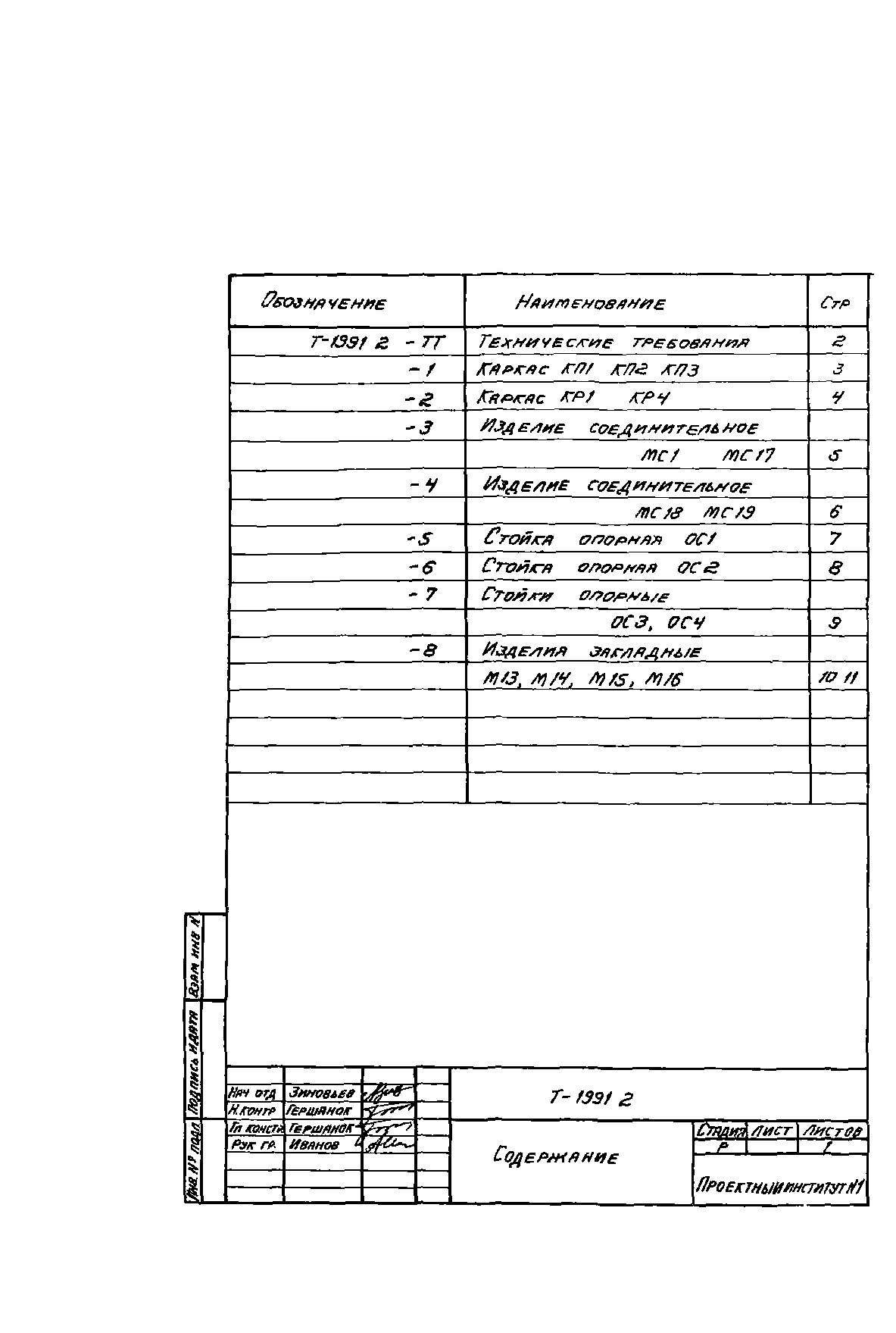 Шифр БТ 1991