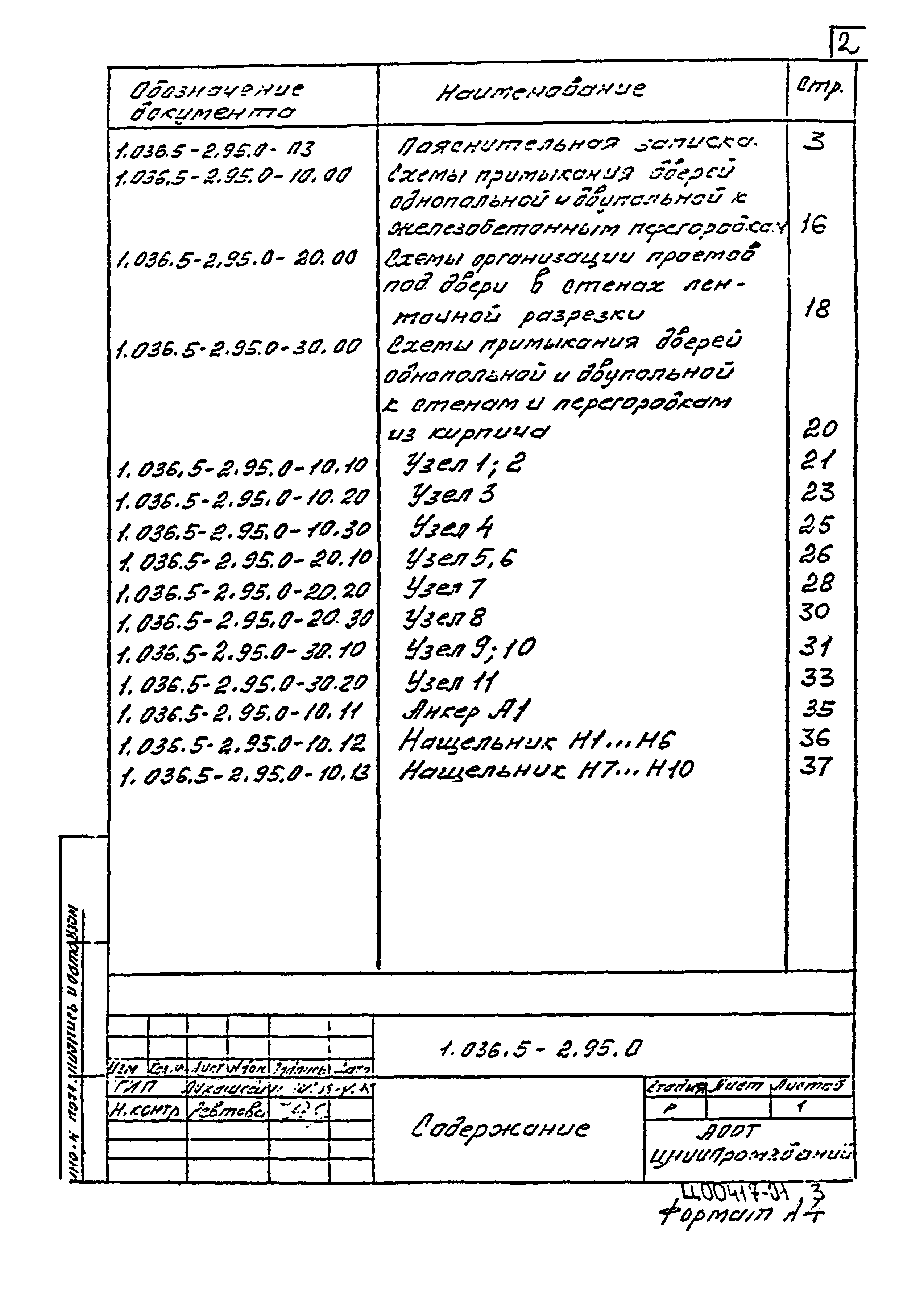 Серия 1.036.5-2.95