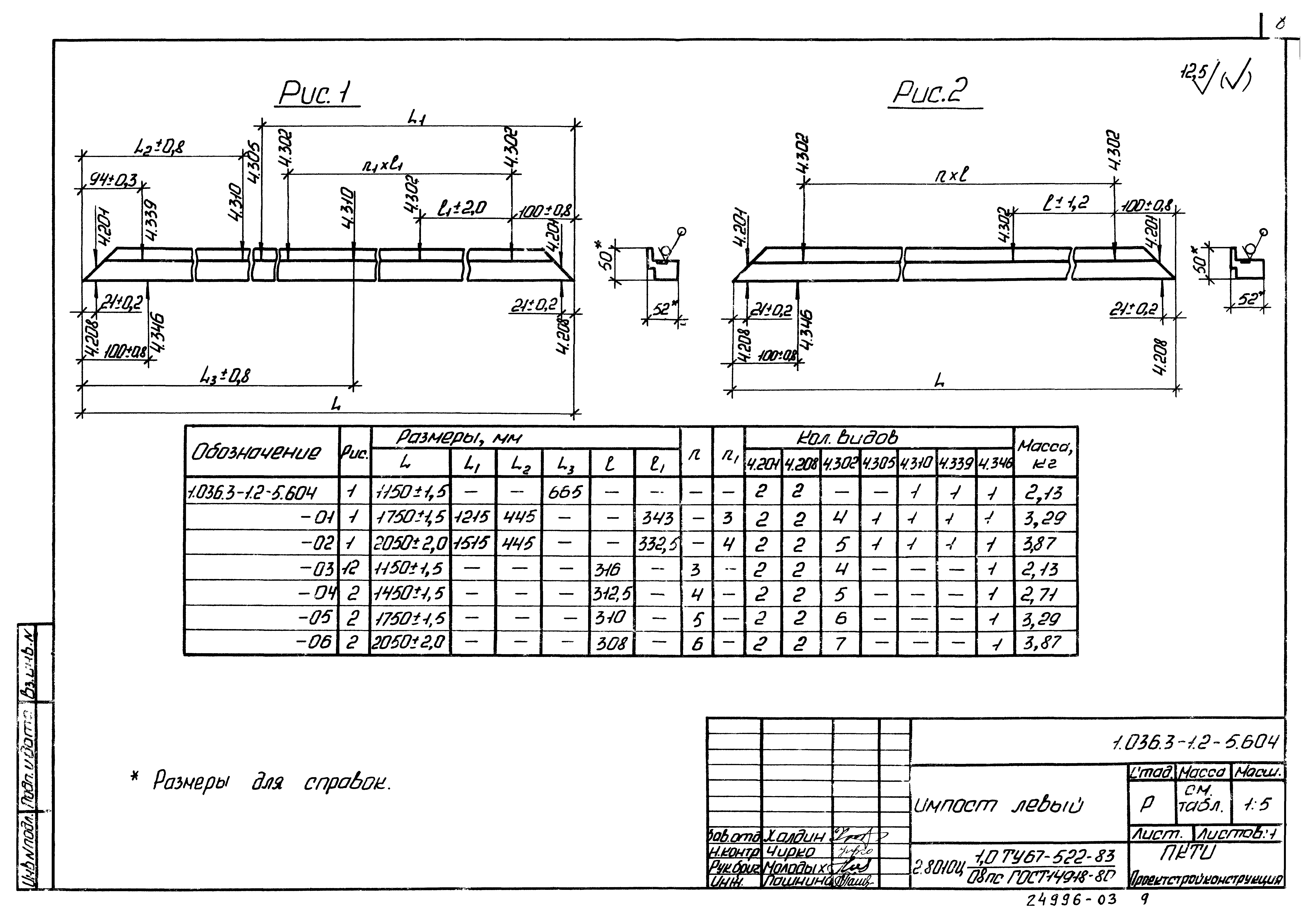 Серия 1.036.3-1