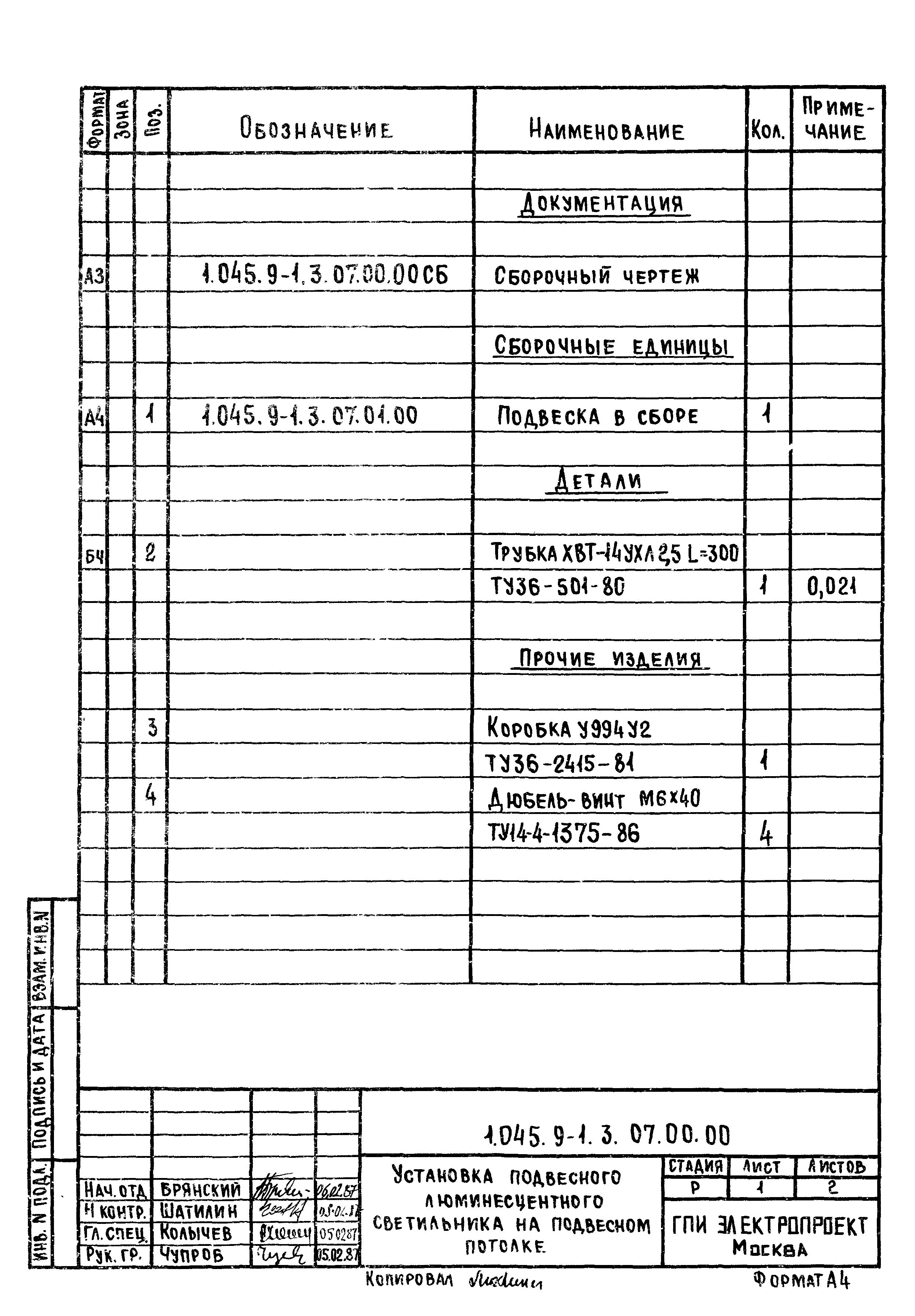 Серия 1.045.9-1