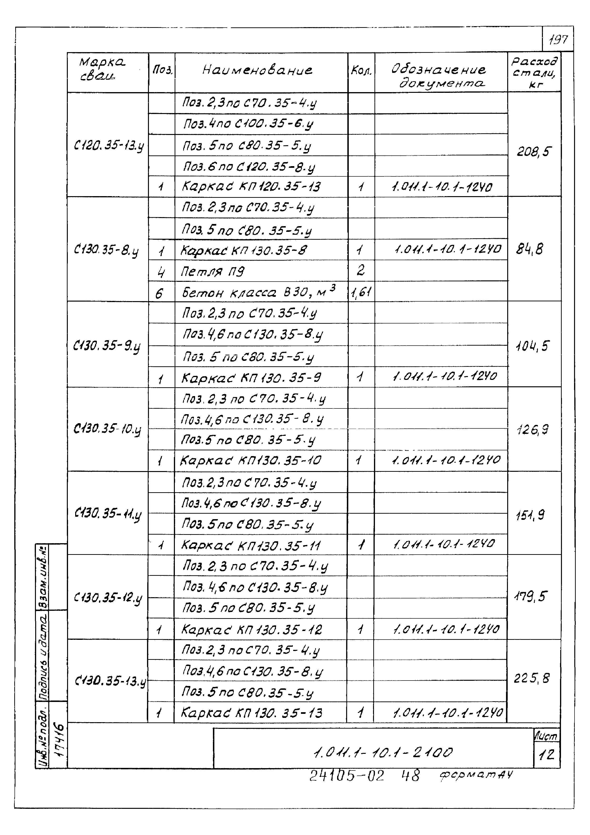 Серия 1.011.1-10