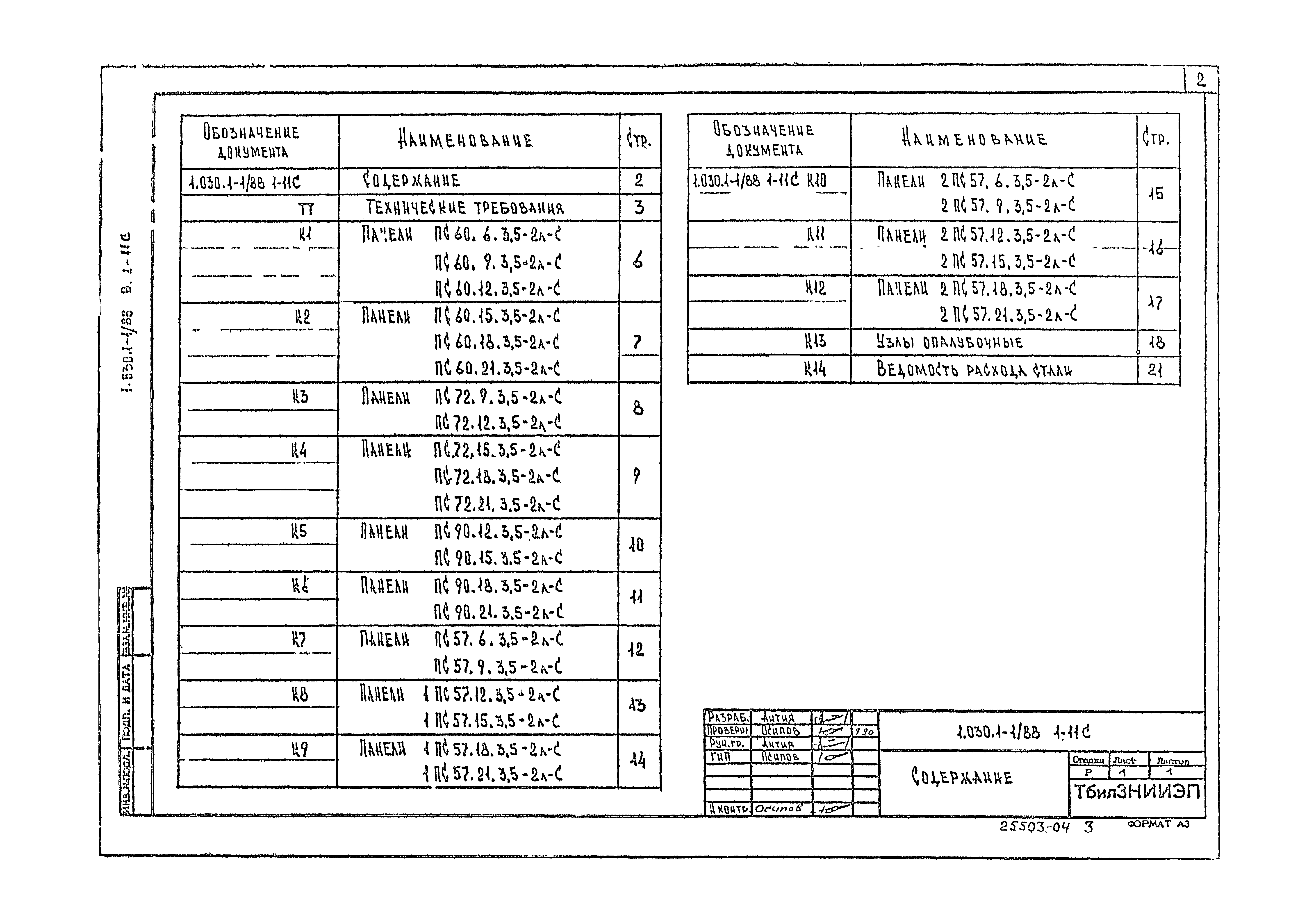 Серия 1.030.1-1/88