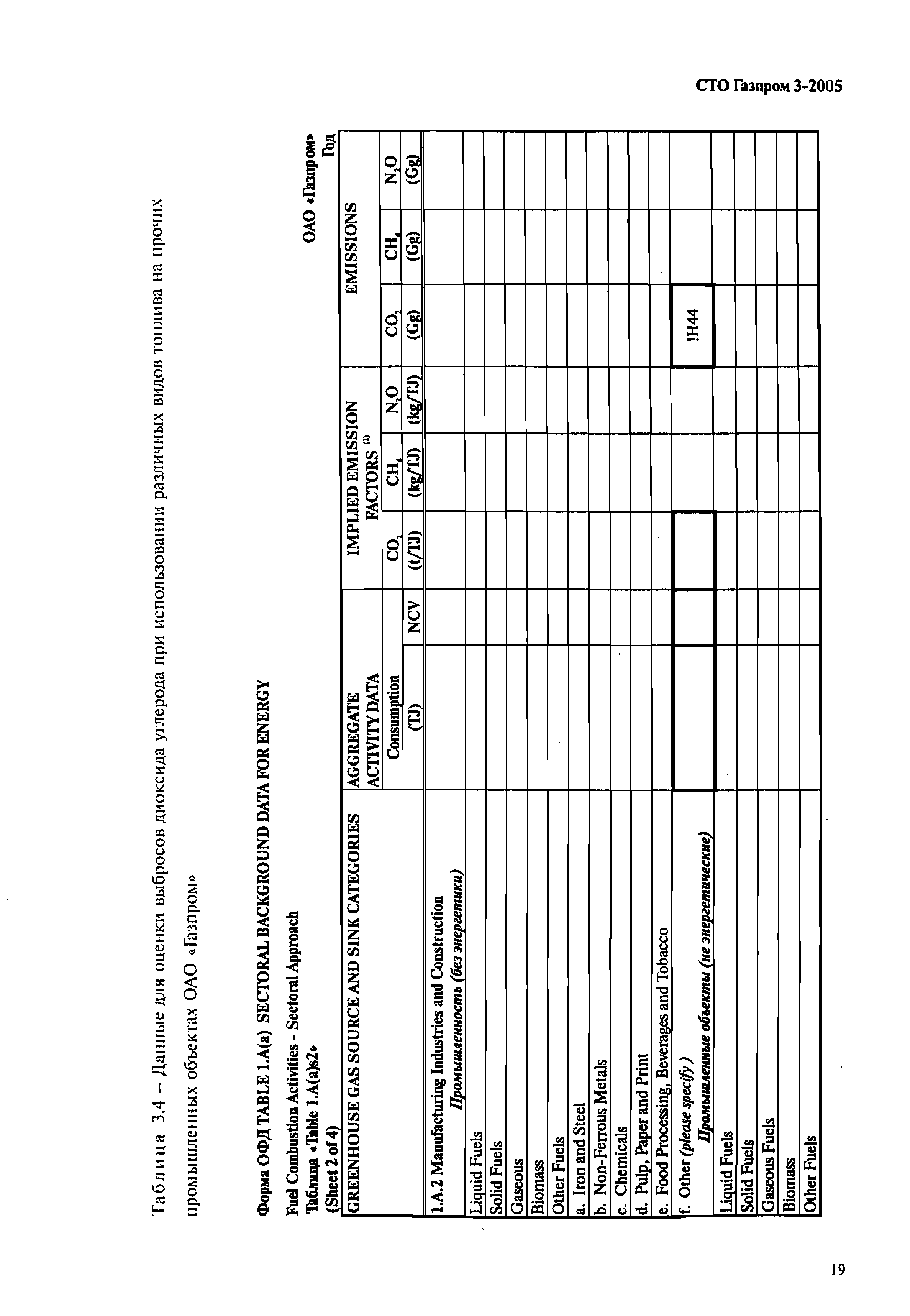 СТО Газпром 3-2005