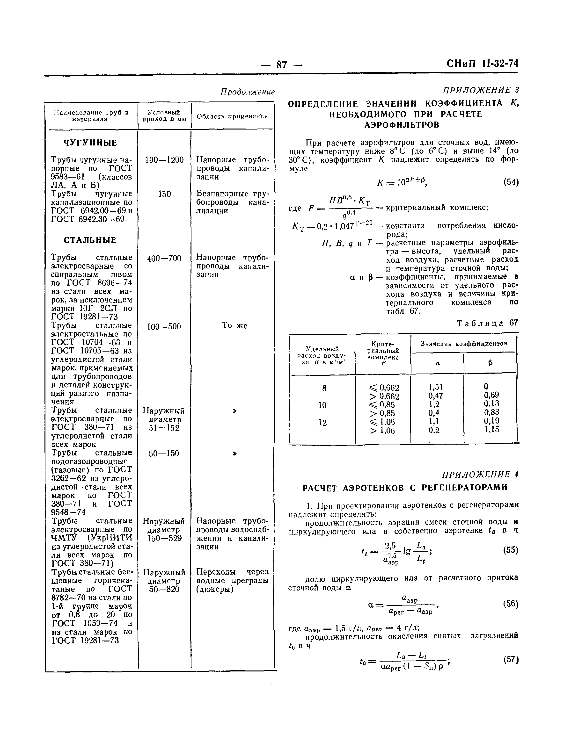 СНиП II-32-74