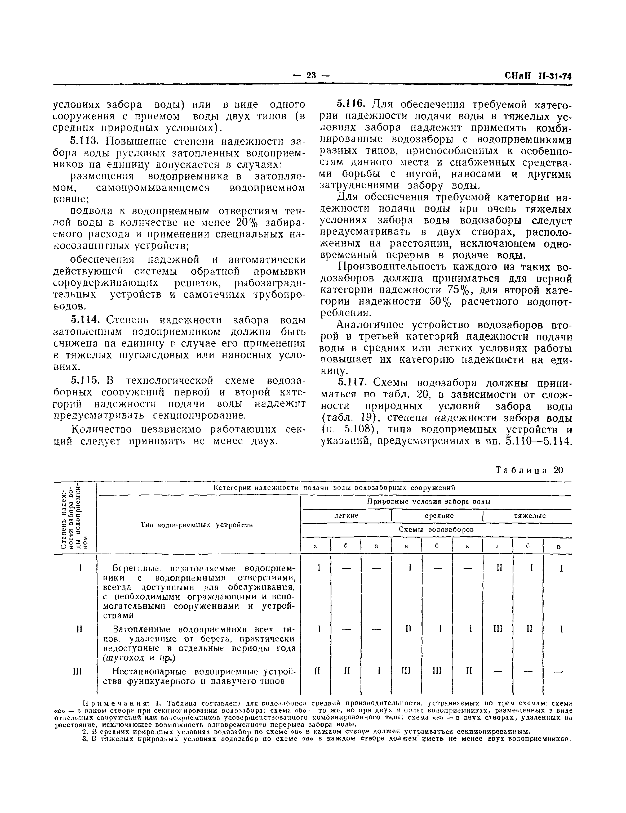 СНиП II-31-74