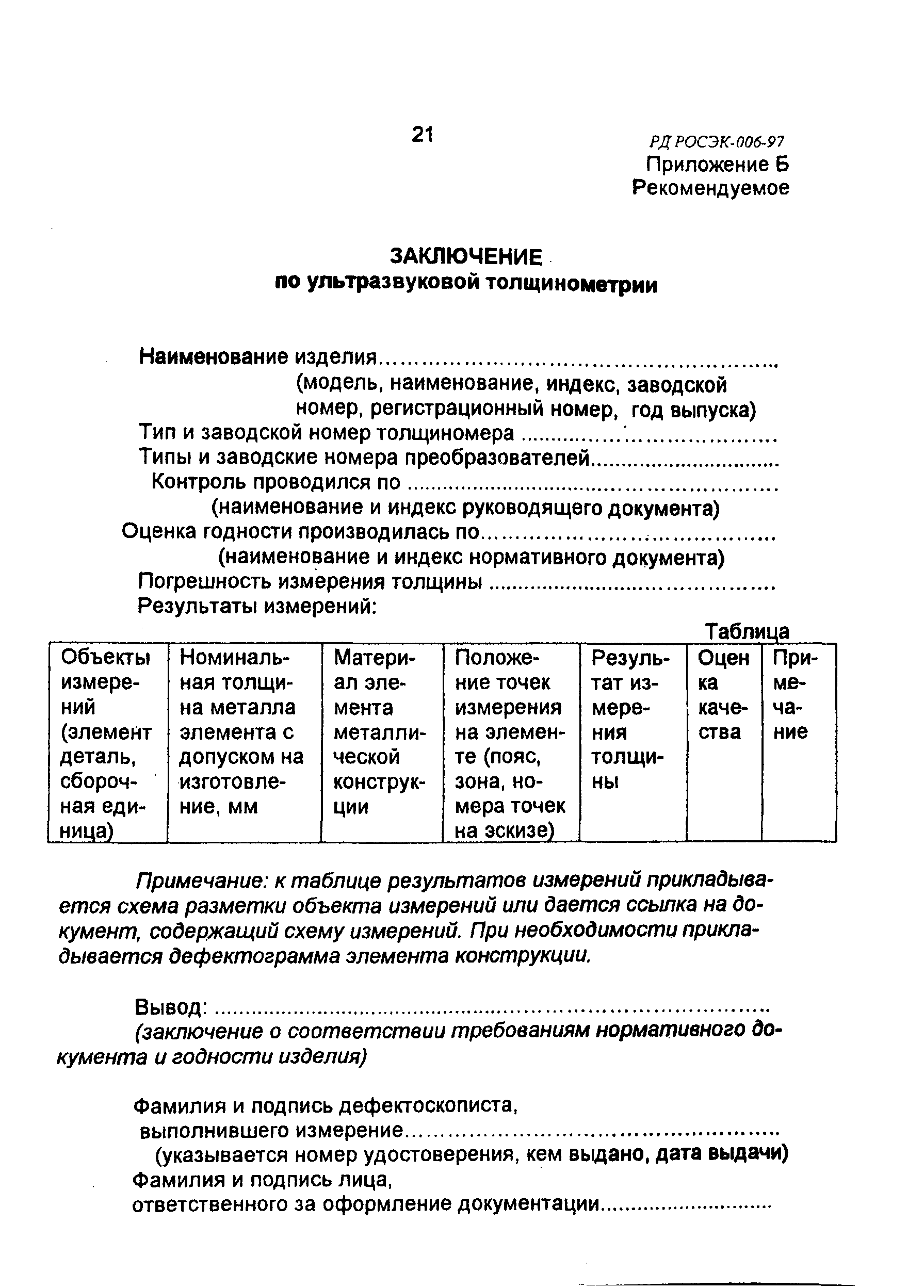 Инструкция По Толщинометрии