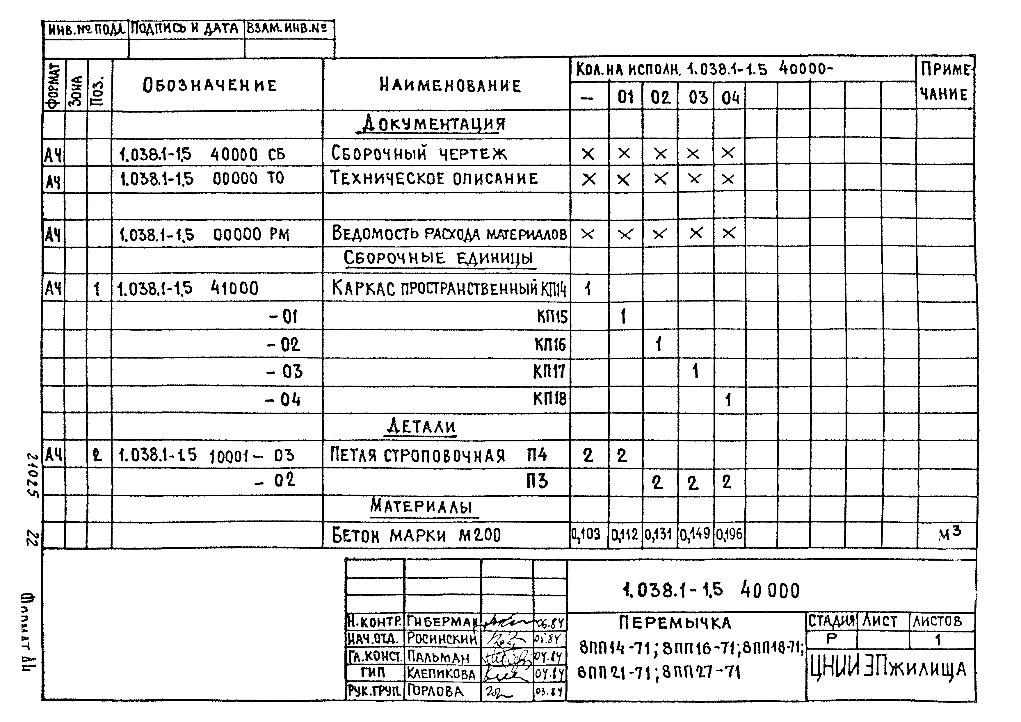 Серия 1.038.1-1