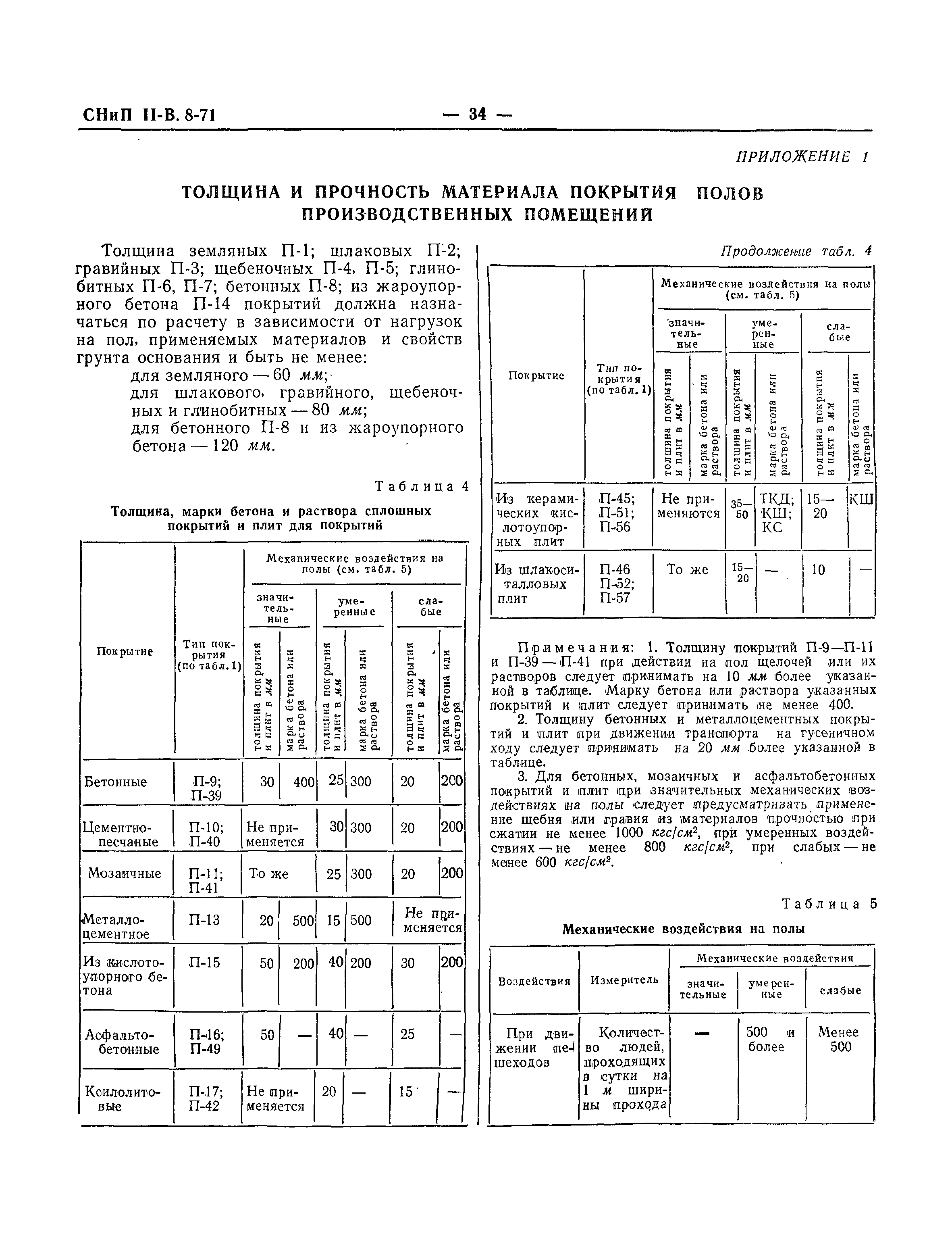 СНиП II-В.8-71