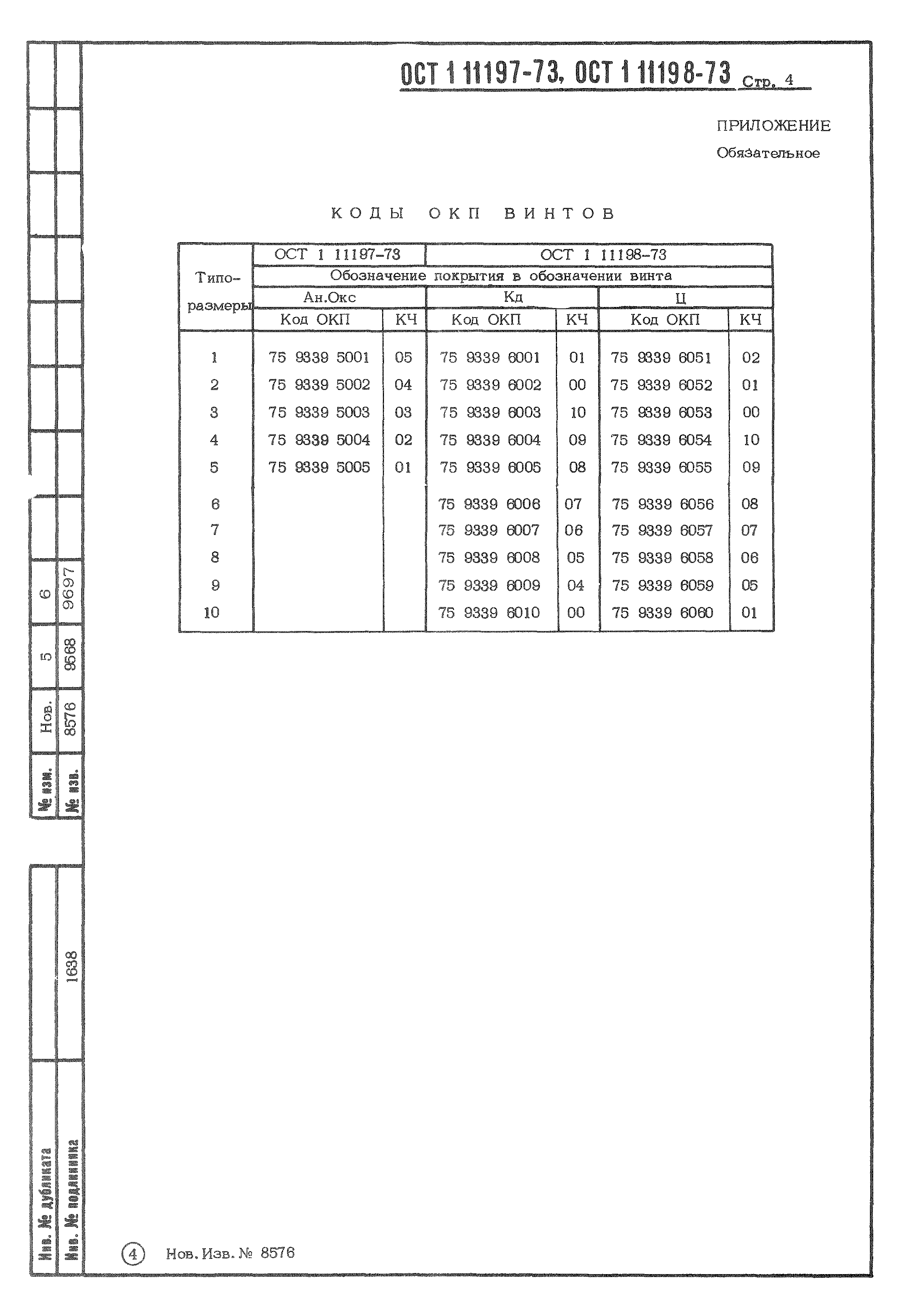 ОСТ 1 11197-73