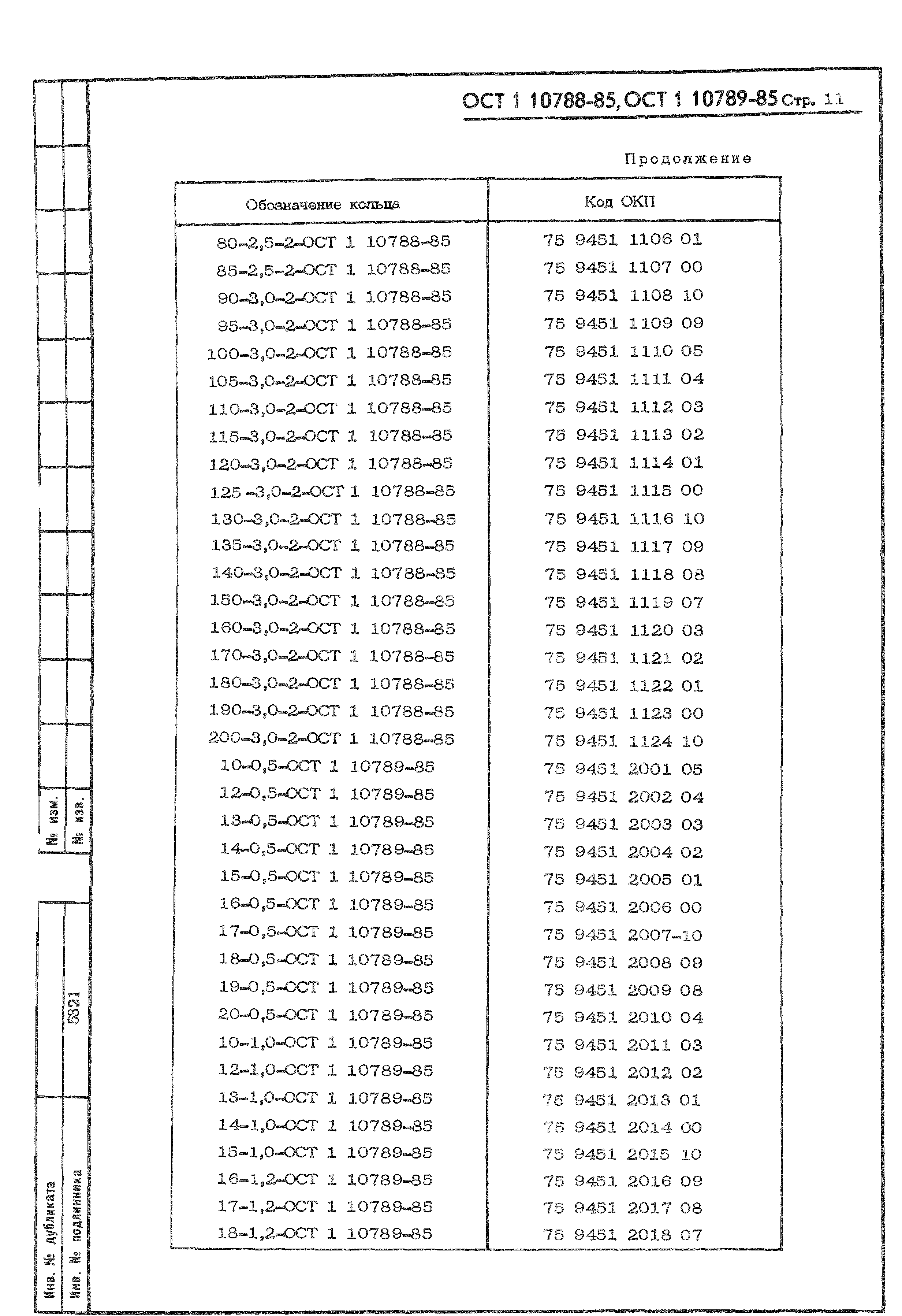 ОСТ 1 10788-85