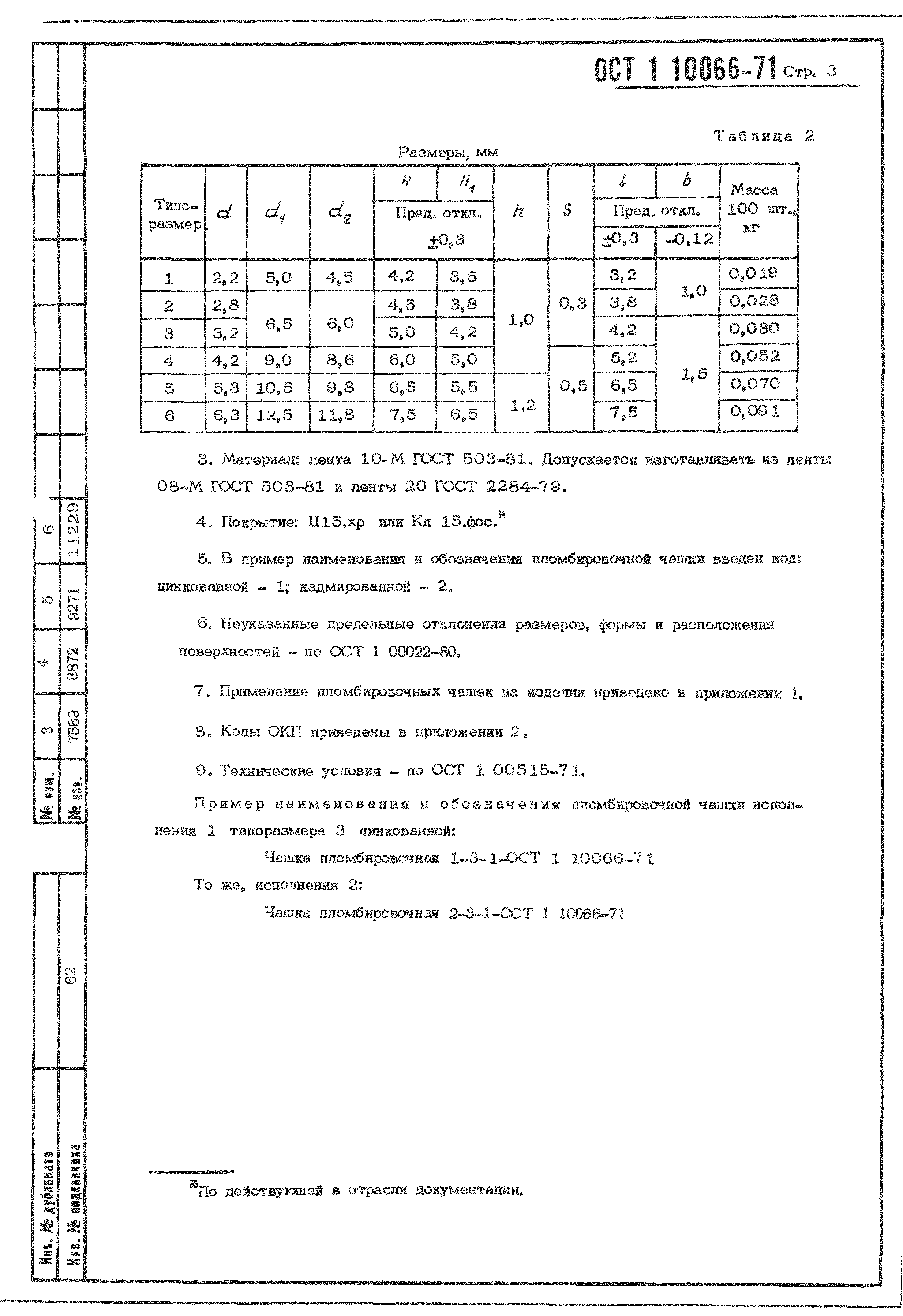 ОСТ 1 10066-71