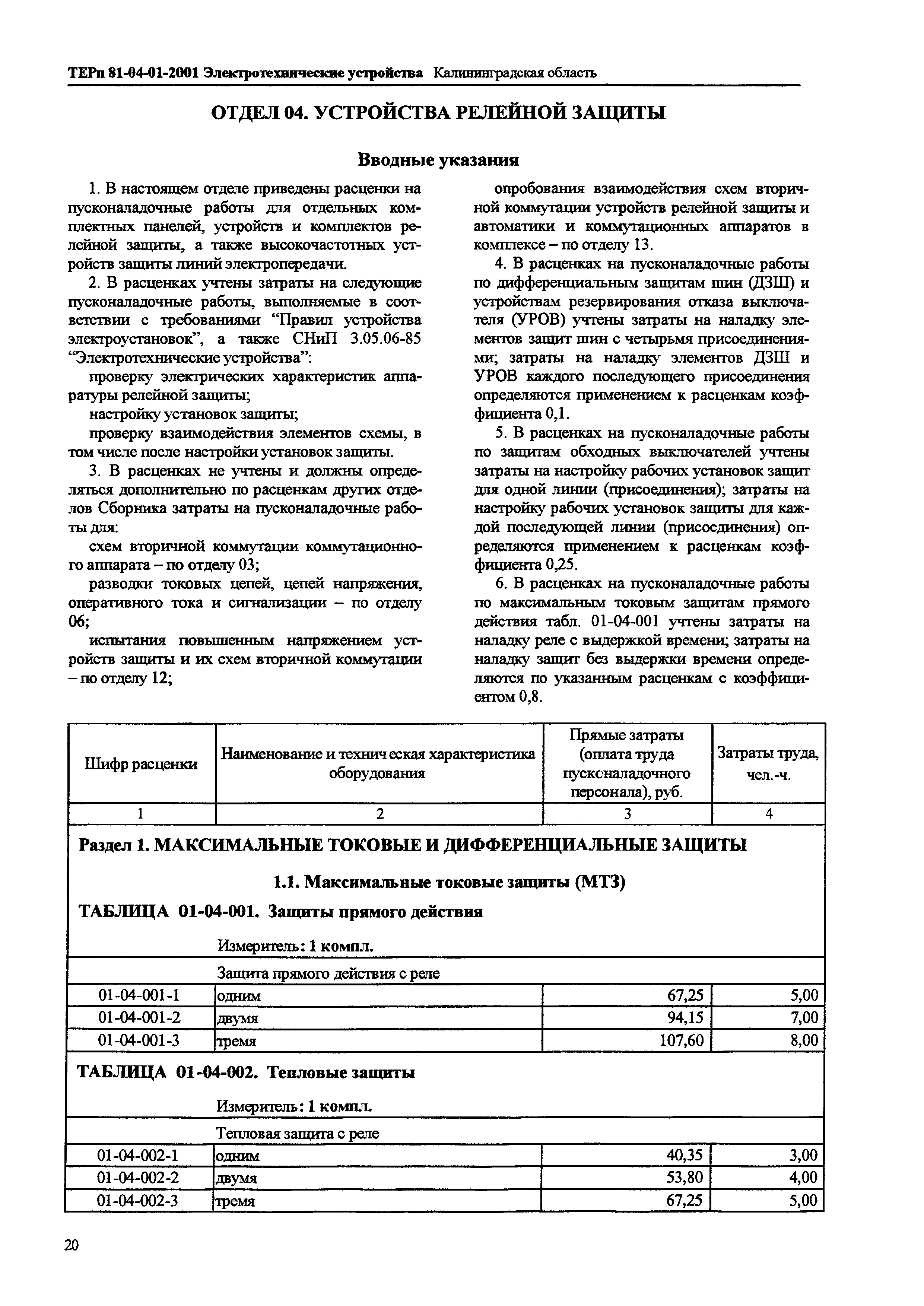 ТЕРп Калининградская область 2001-01