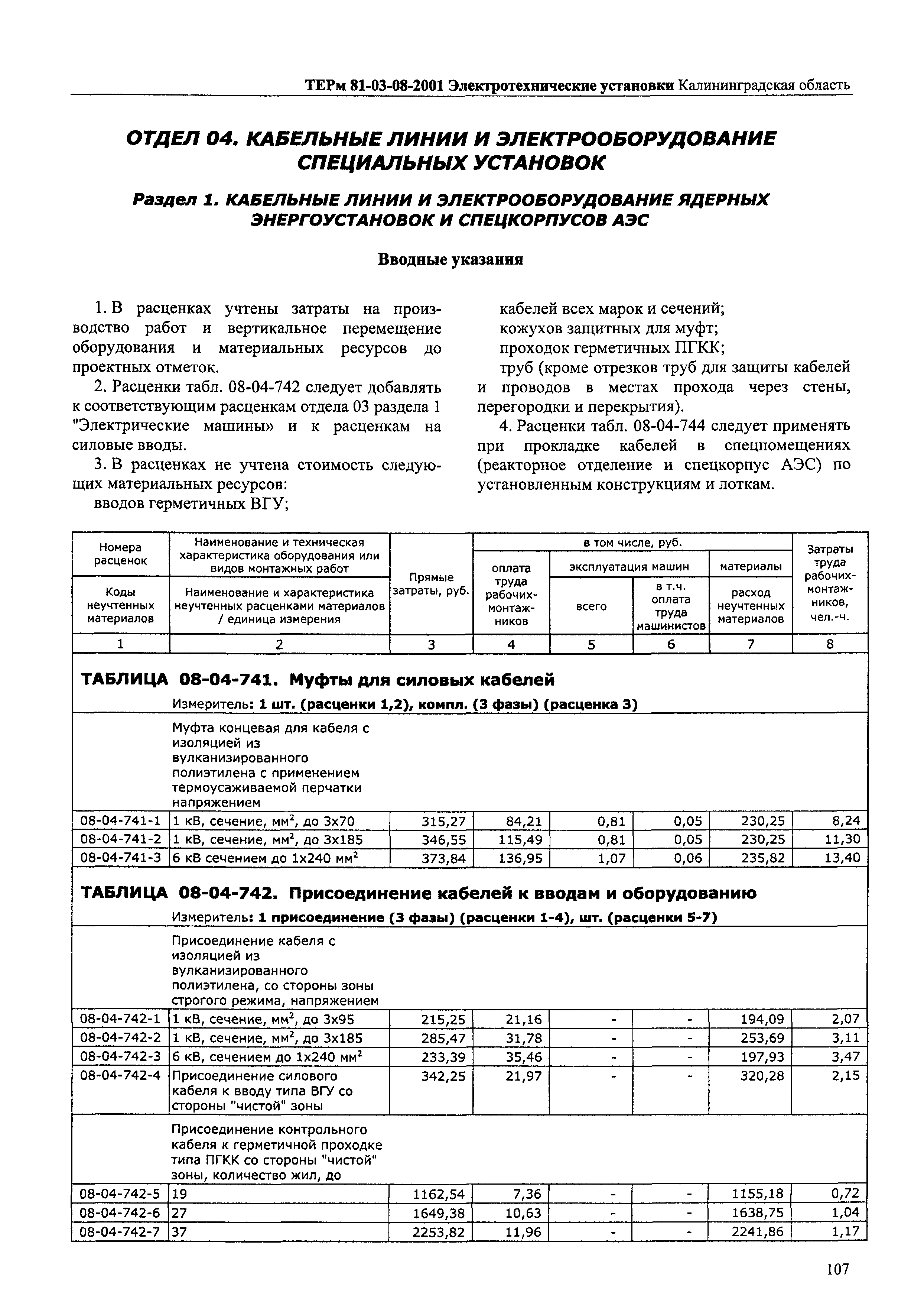 ТЕРм Калининградская область 2001-08