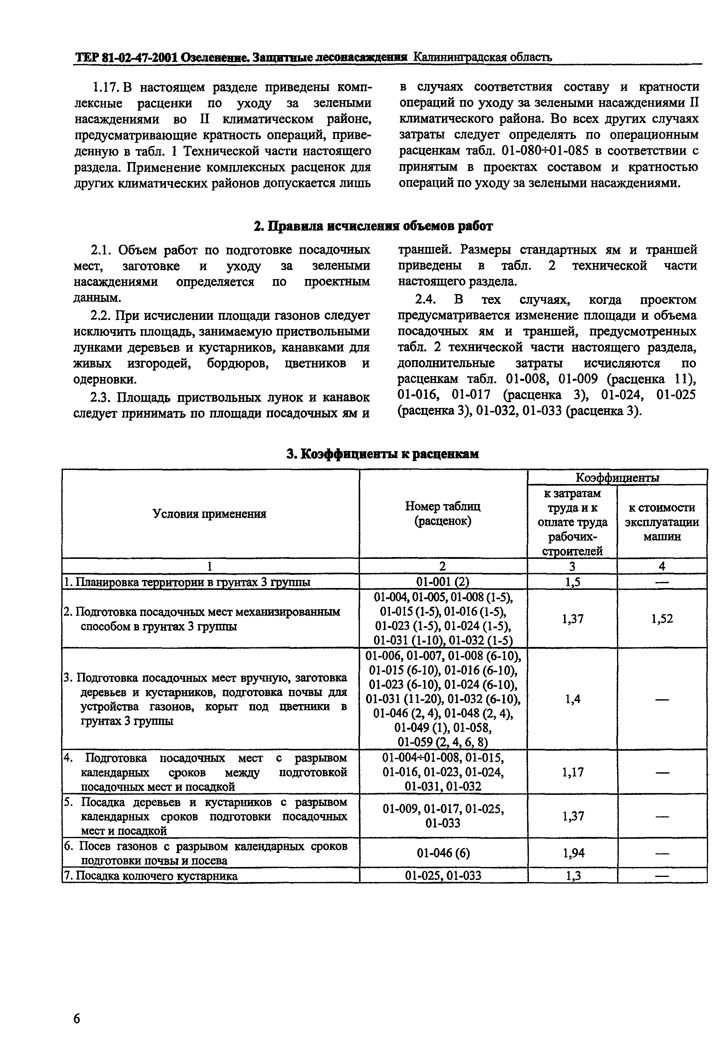 ТЕР Калининградская область 2001-47