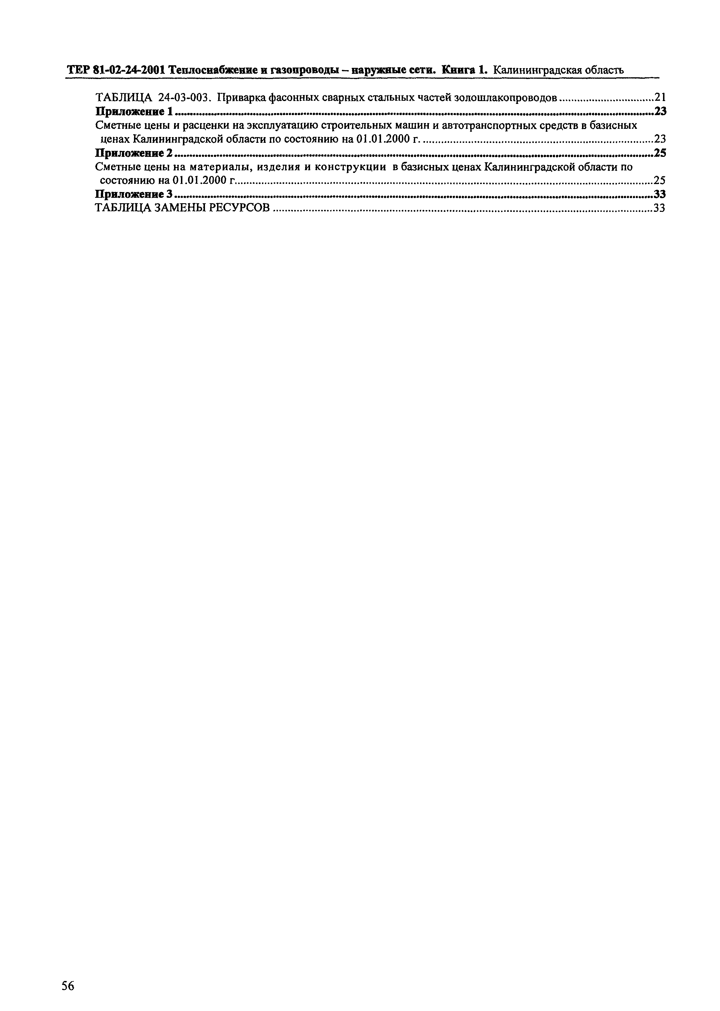 ТЕР Калининградская область 2001-24