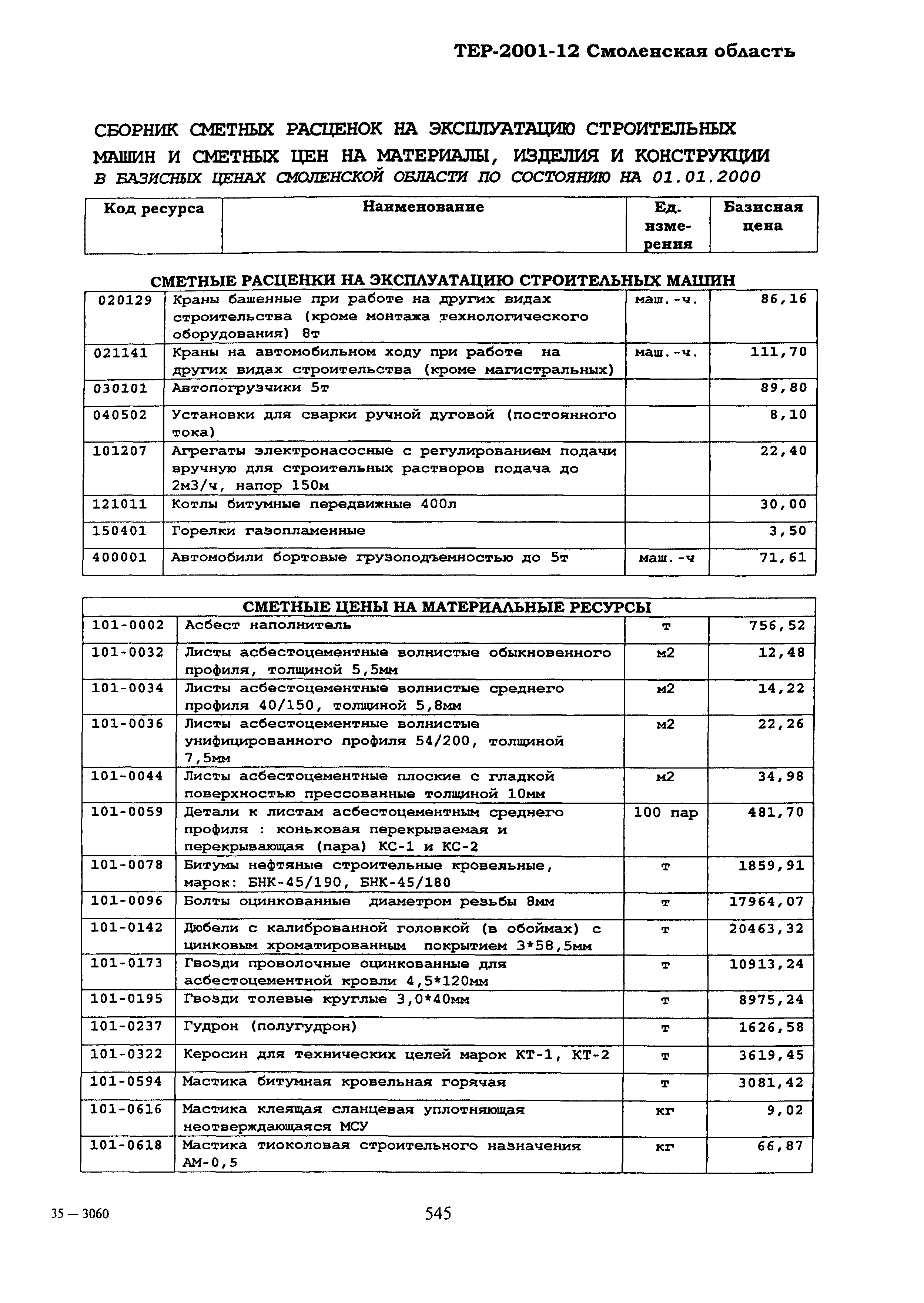 ТЕР Смоленская область 2001-12