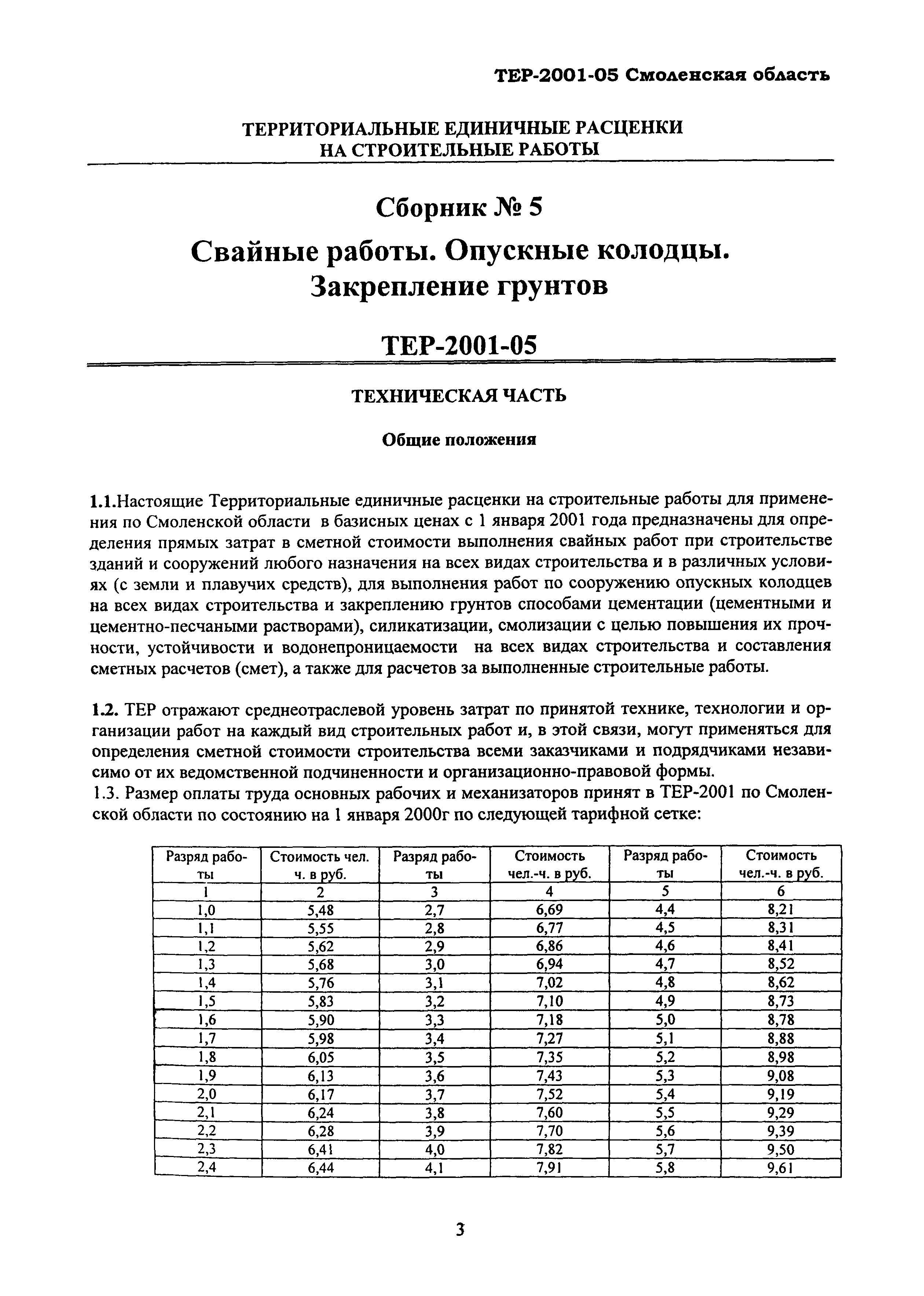 ТЕР Смоленская область 2001-05