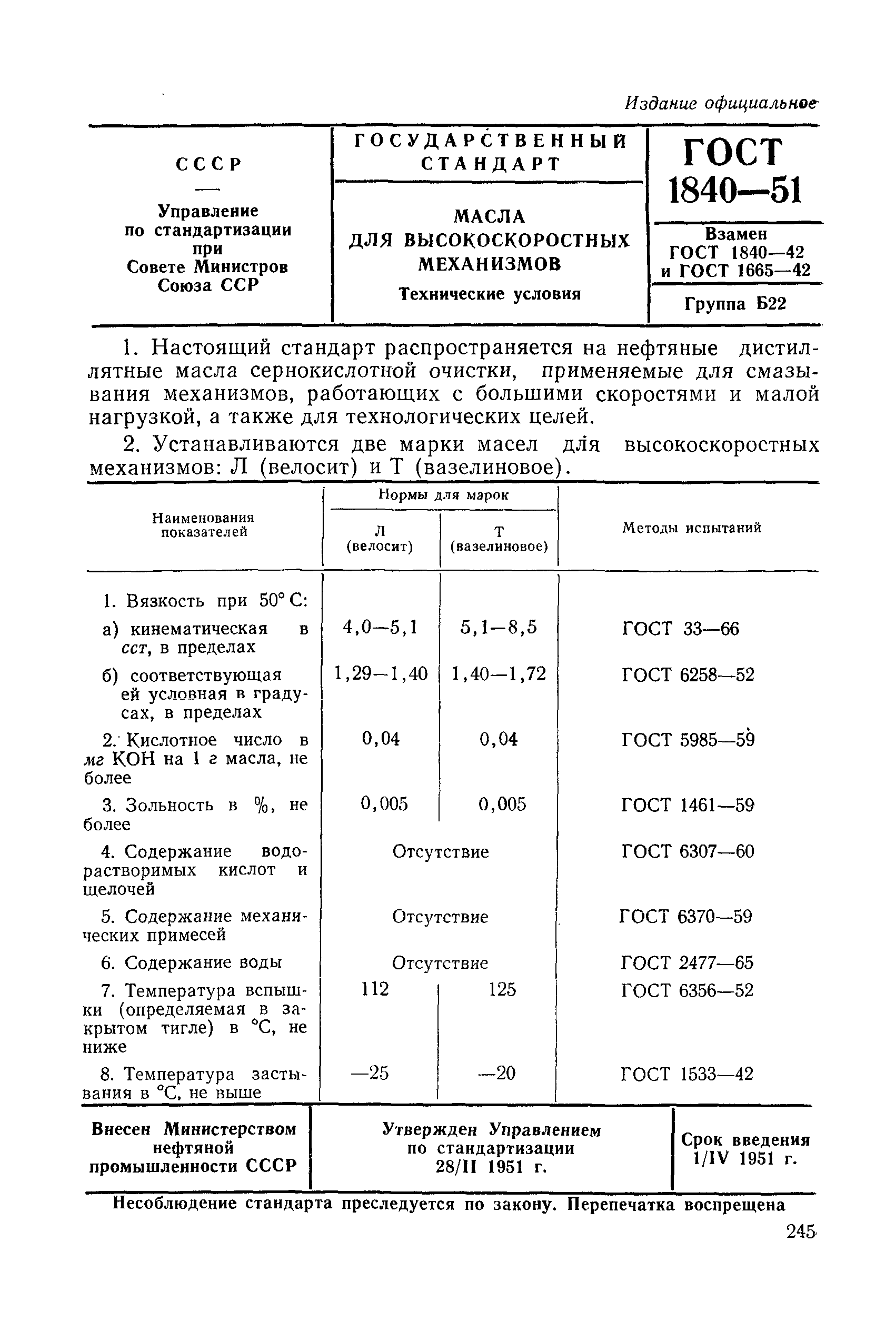 ГОСТ 1840-51