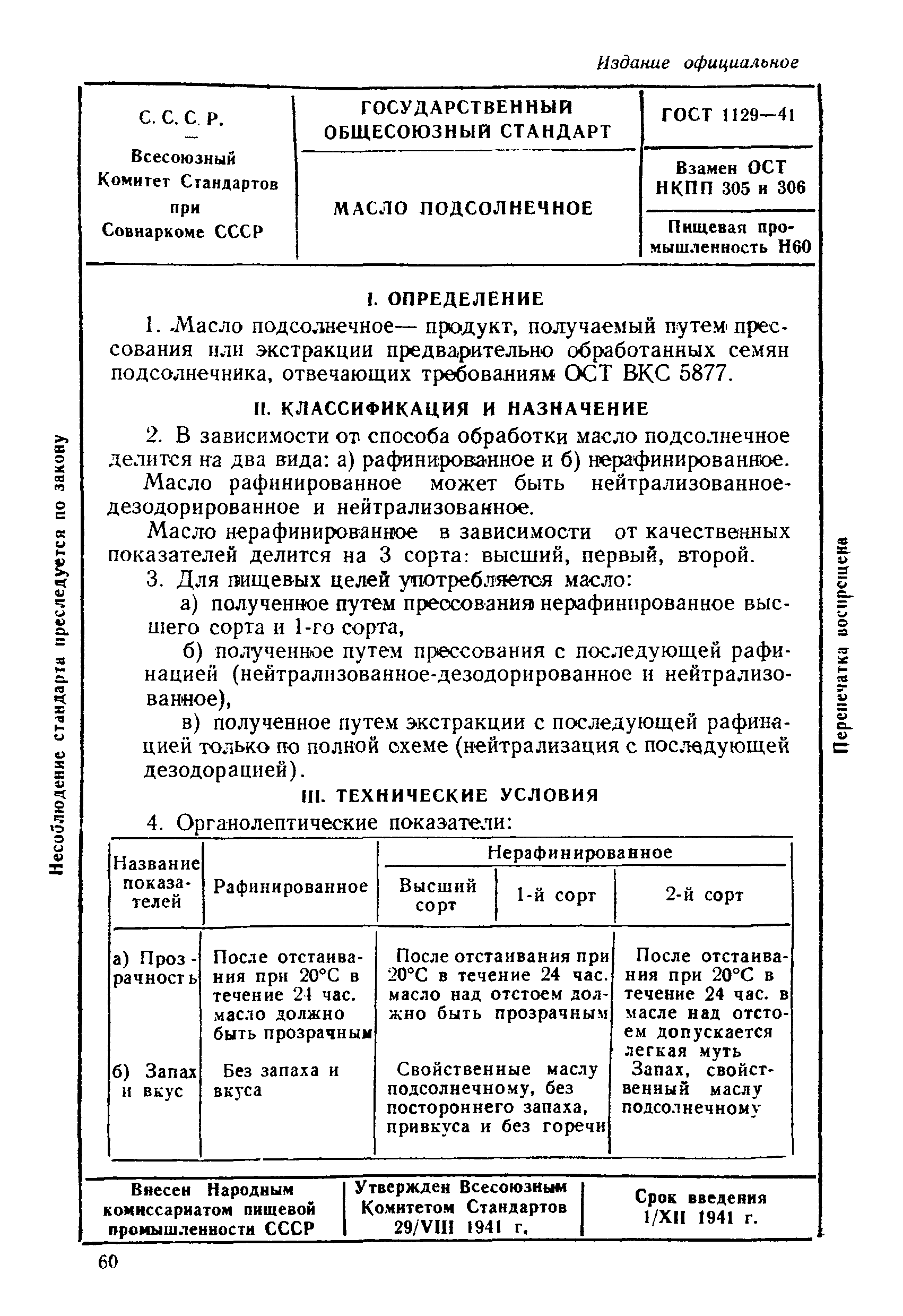 ГОСТ 1129-41