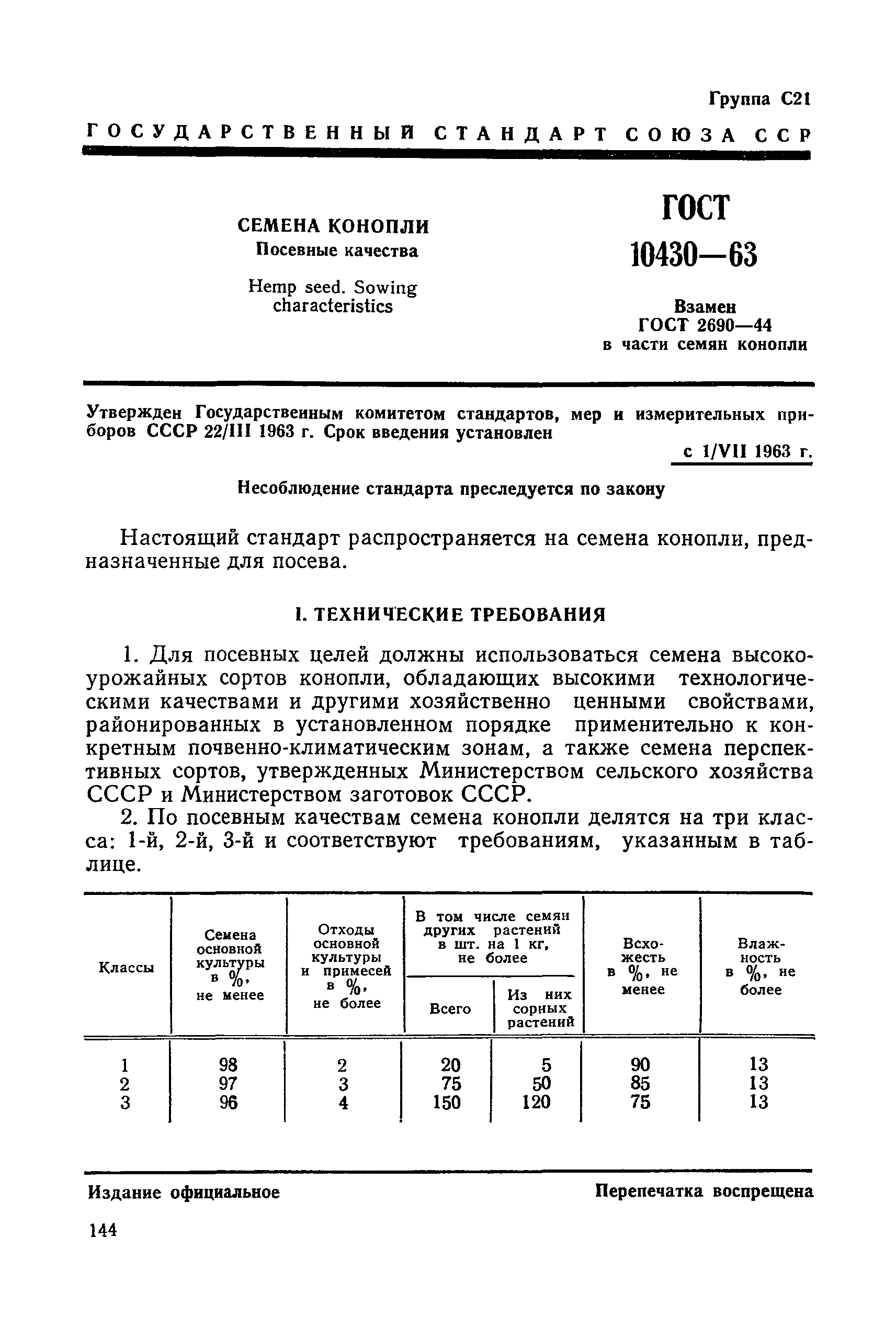 ГОСТ 10430-63