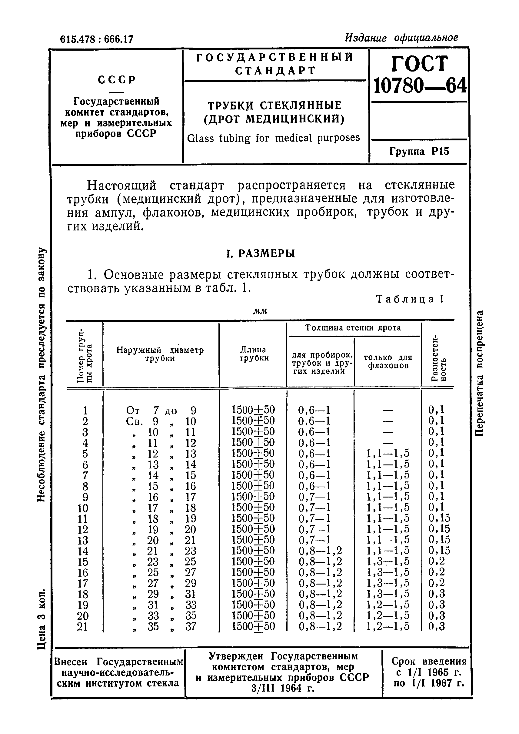 ГОСТ 10780-64