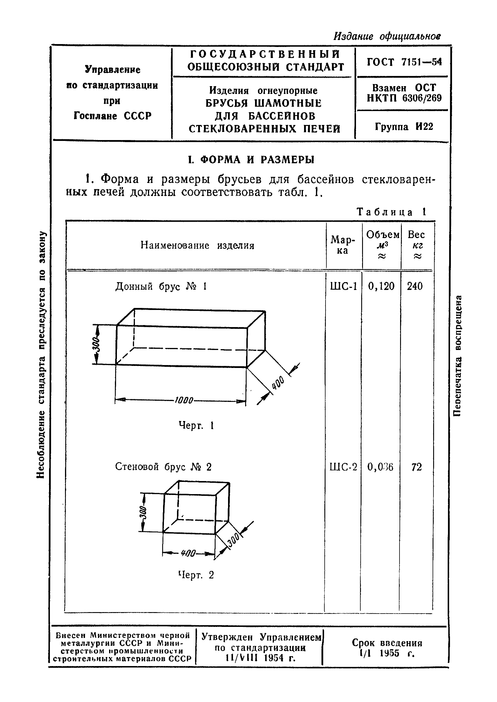 ГОСТ 7151-54