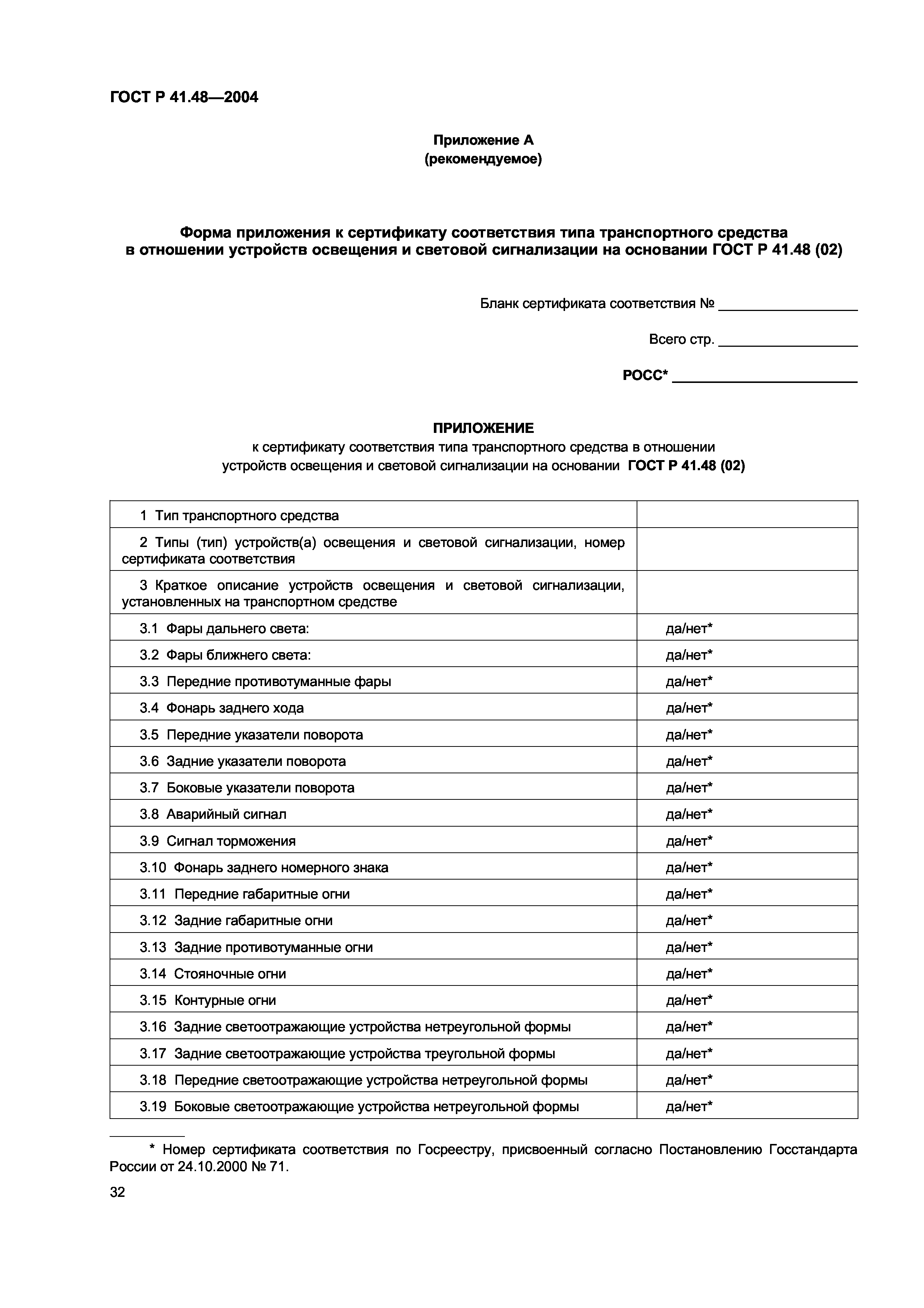 ГОСТ Р 41.48-2004