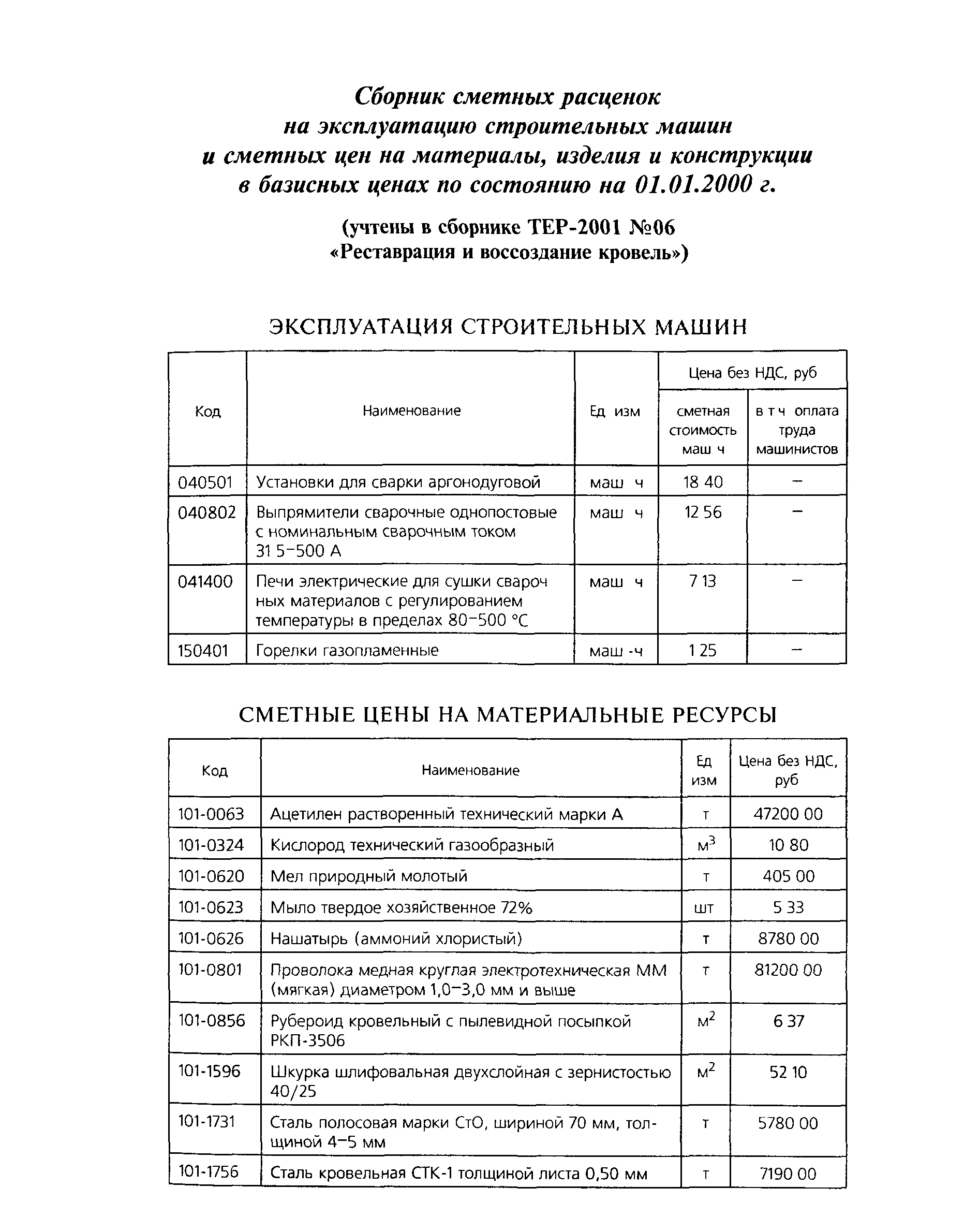 ТЕР 2001-06