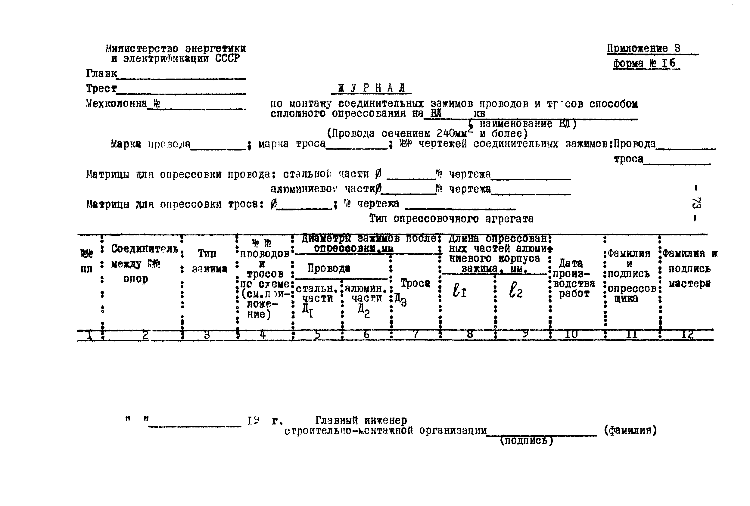 Технологическая карта К-V-19-8