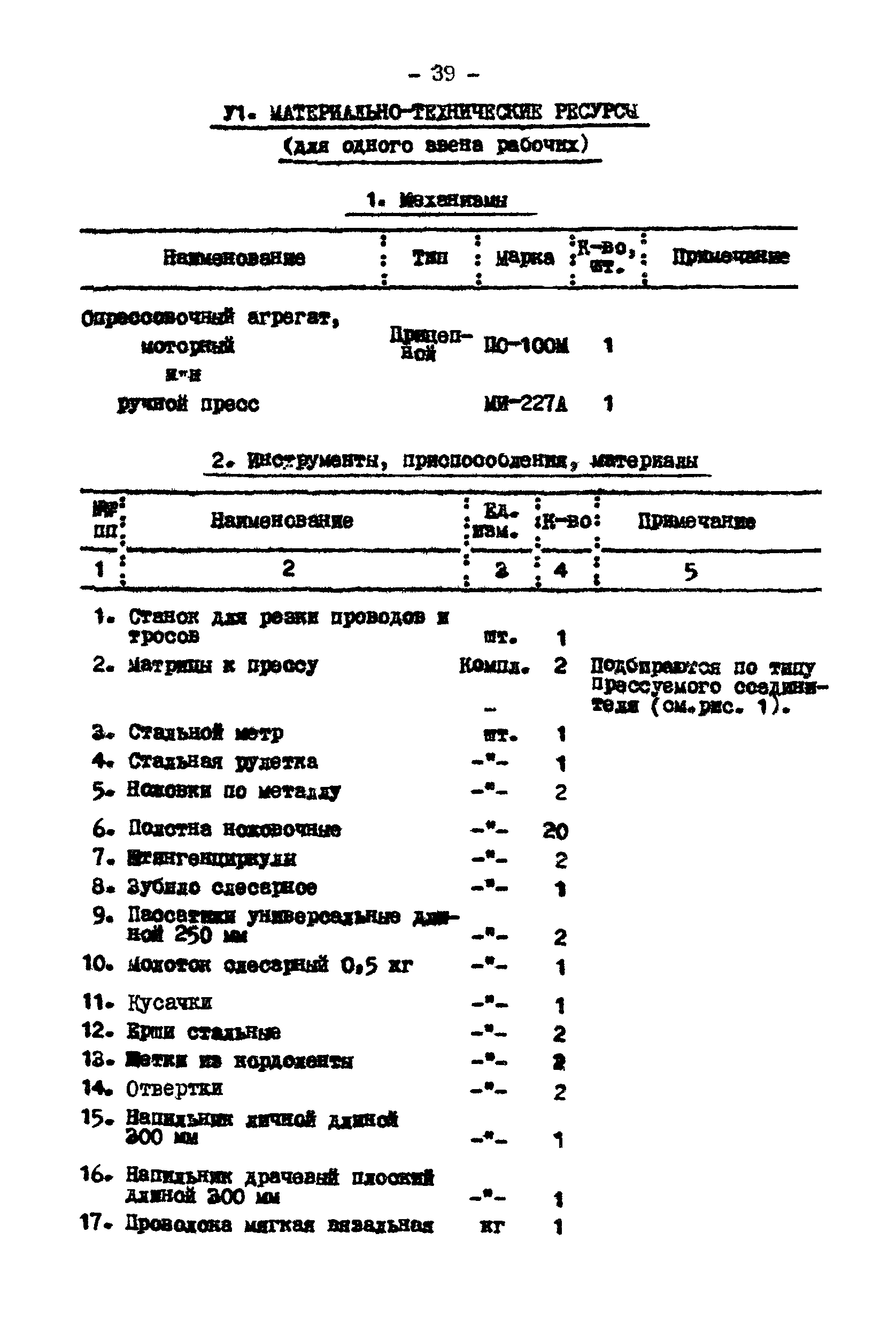 Технологическая карта К-V-19-4