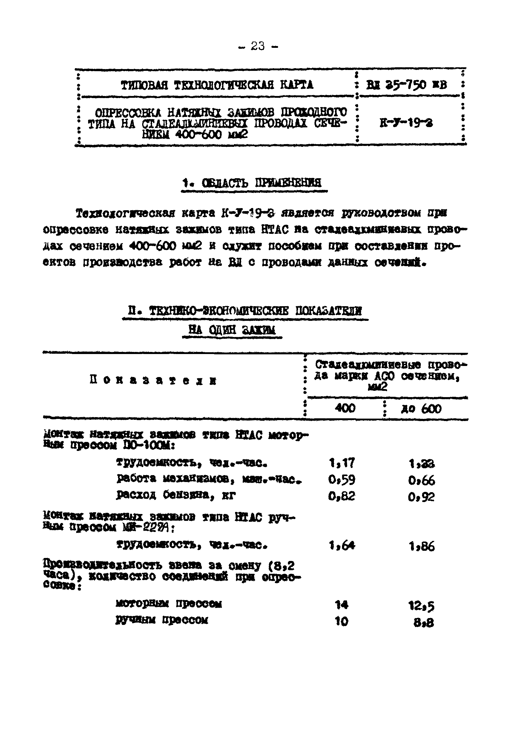 Технологическая карта К-V-19-2