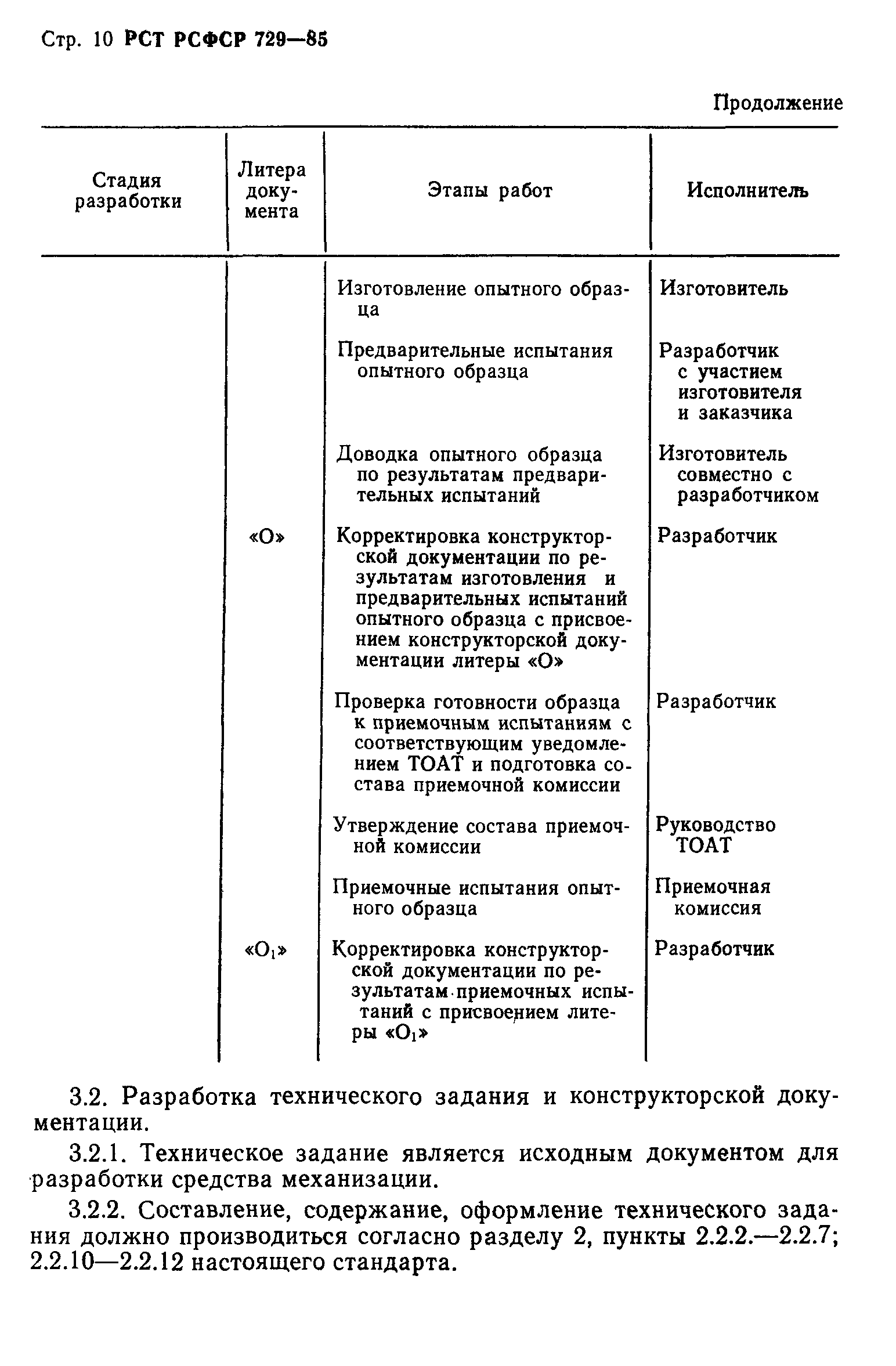 РСТ РСФСР 729-85