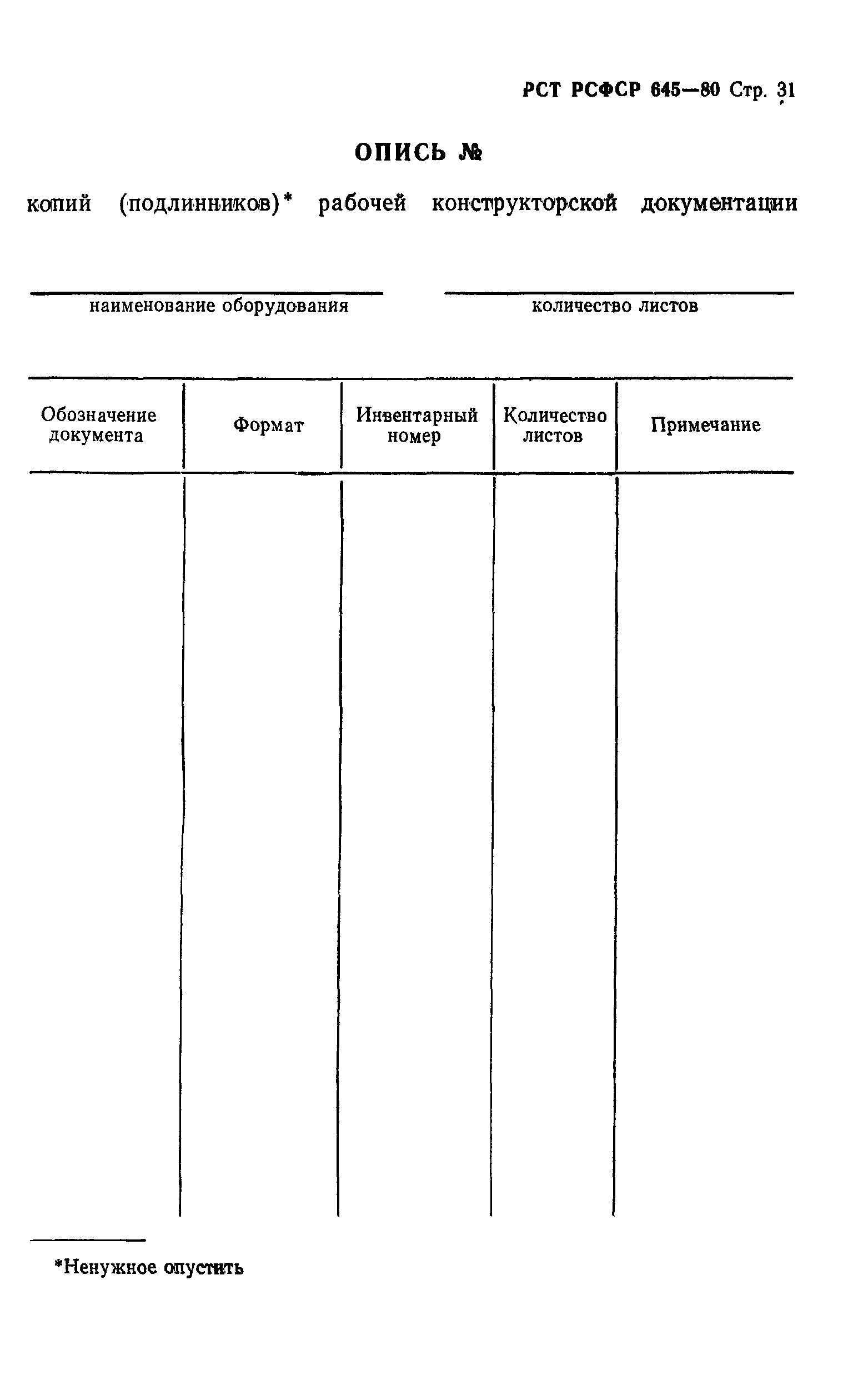 РСТ РСФСР 645-80