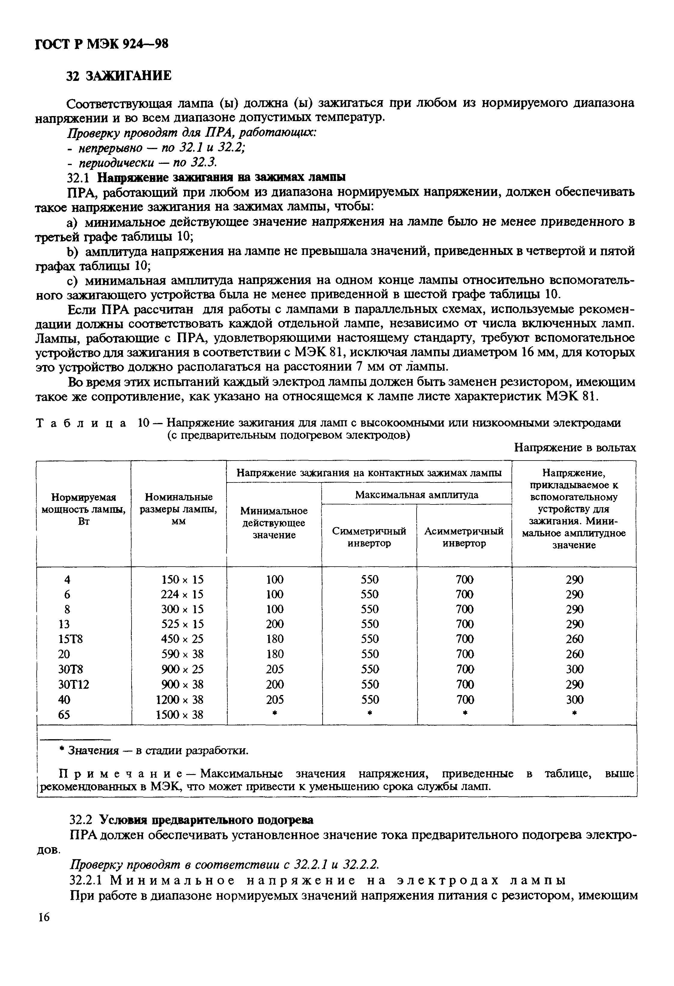 ГОСТ Р МЭК 924-98