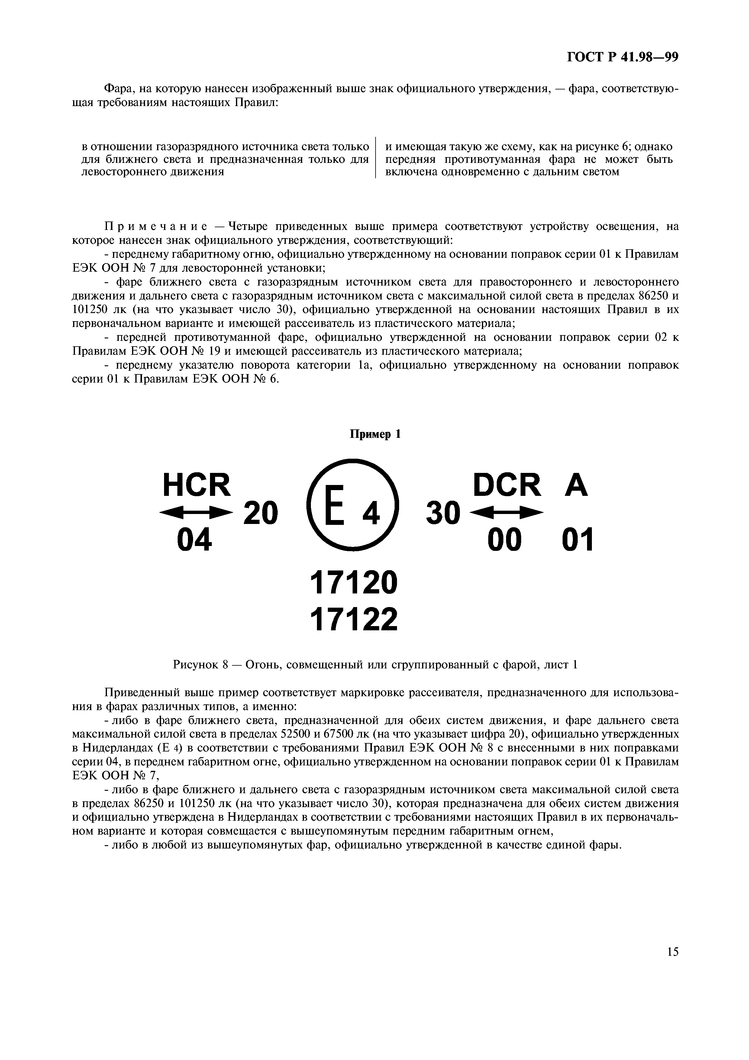 ГОСТ Р 41.98-99