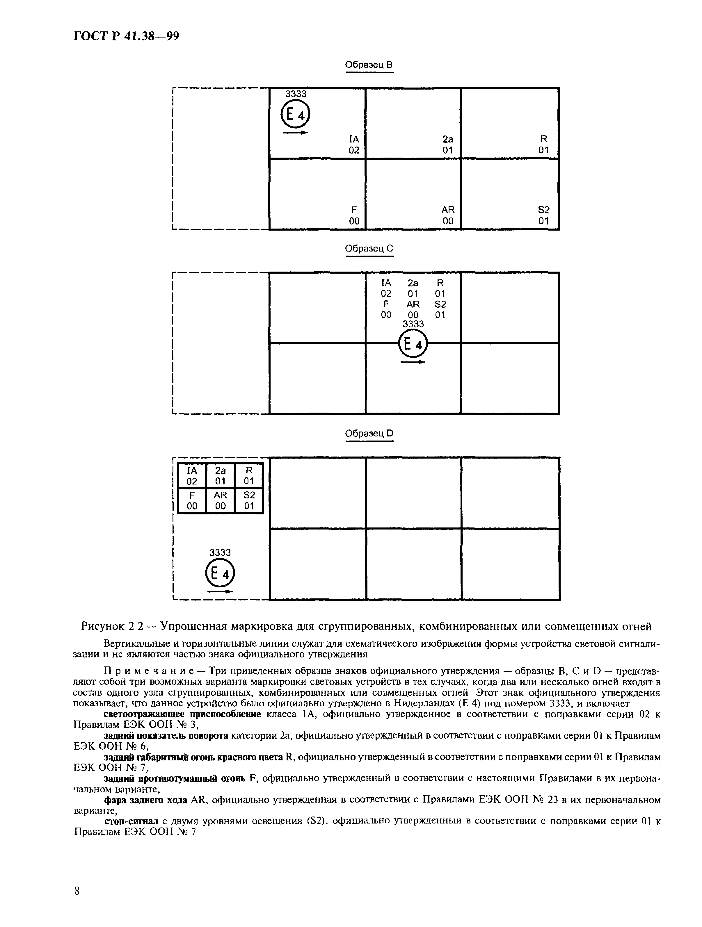 ГОСТ Р 41.38-99