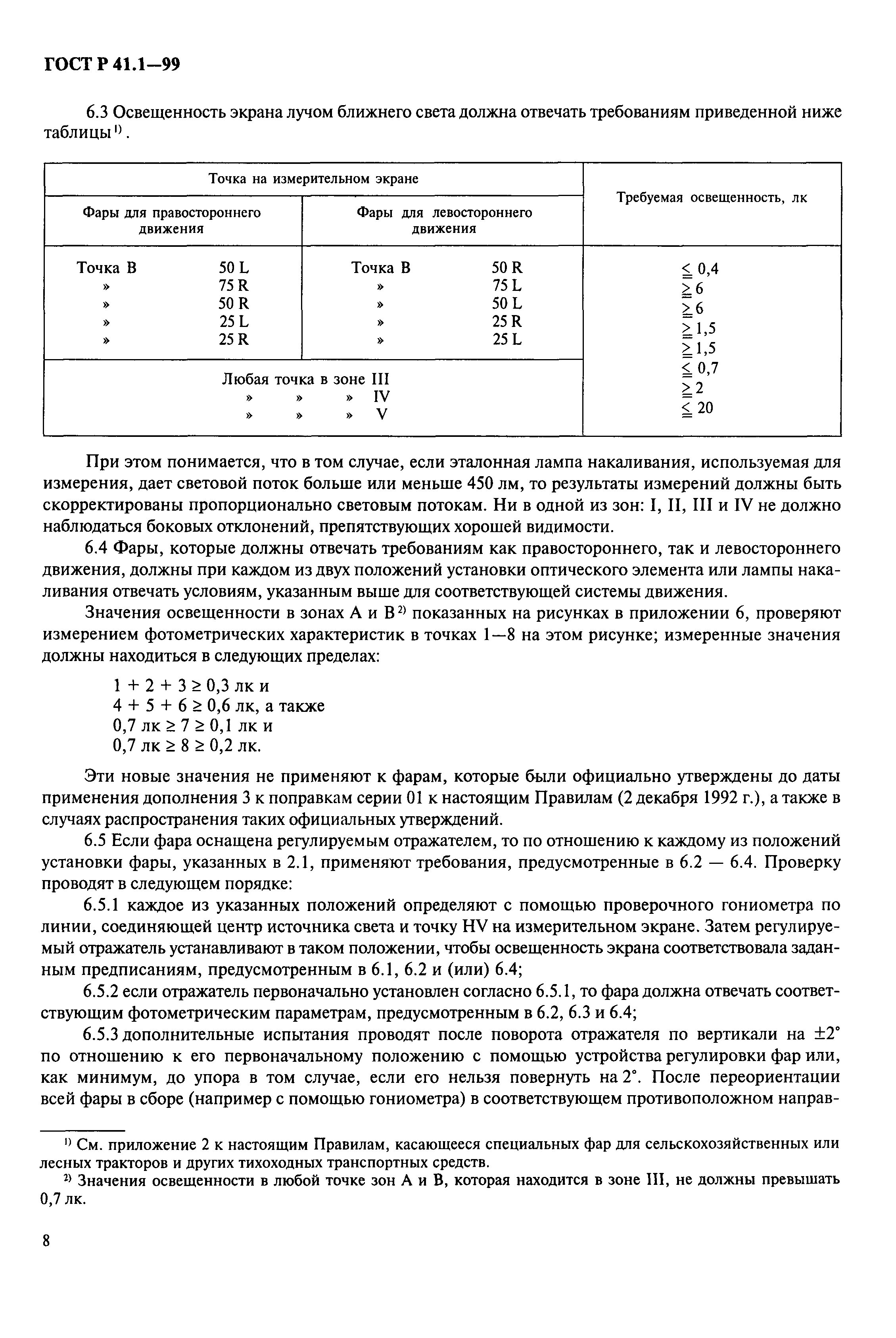 ГОСТ Р 41.1-99