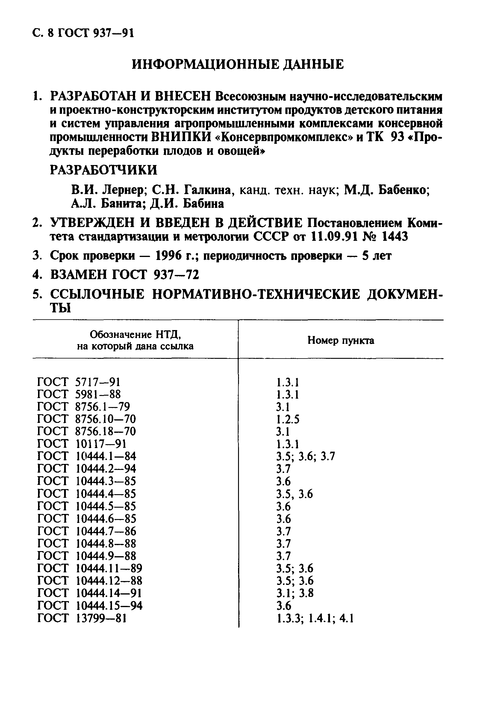 ГОСТ 937-91