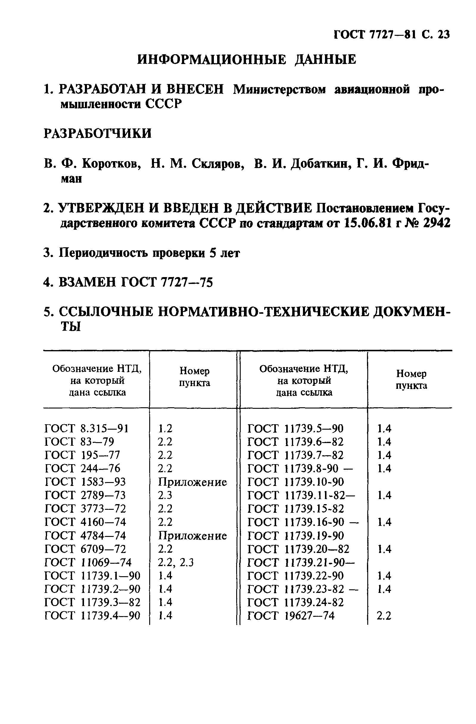 ГОСТ 7727-81